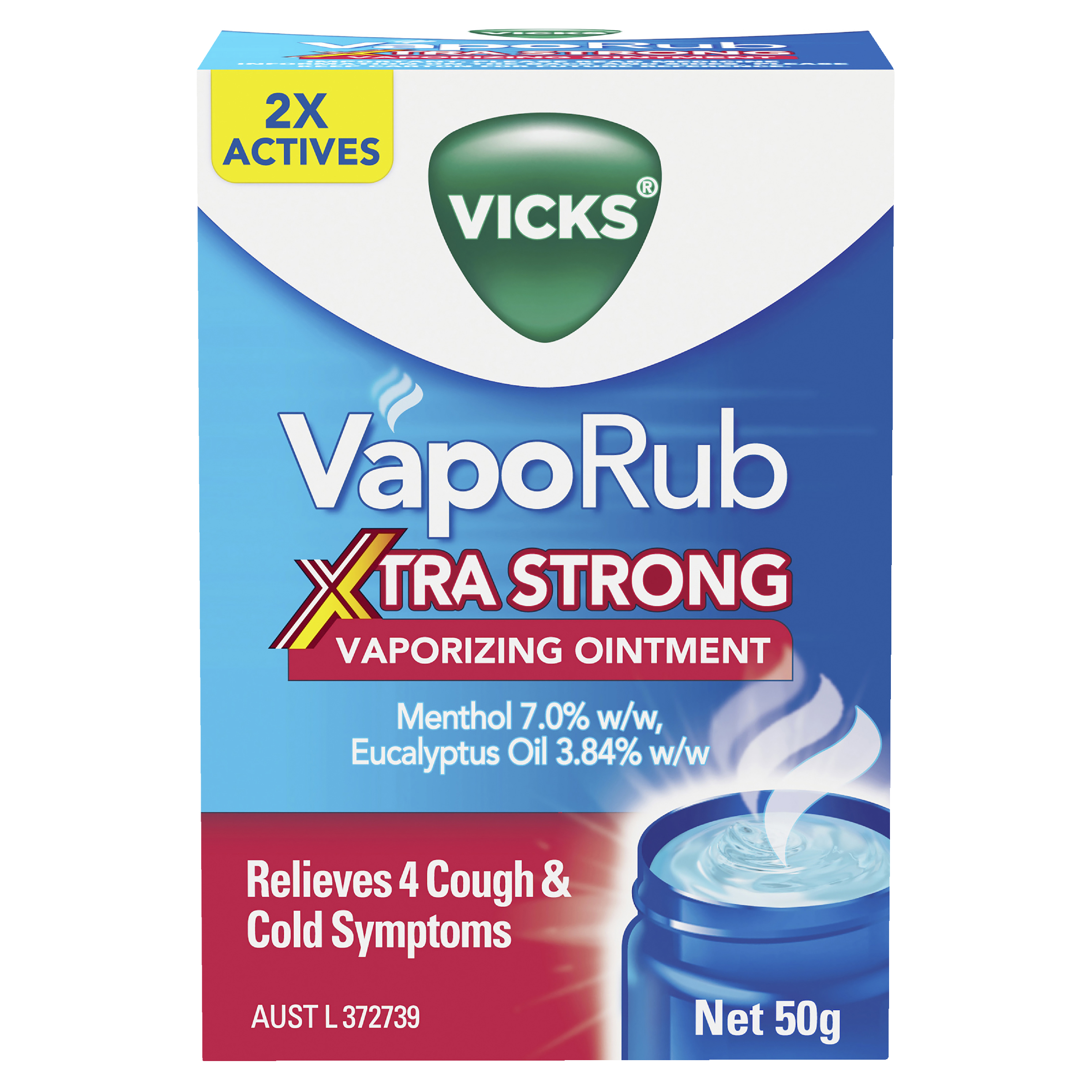 VICKS VAPORUB XTRA STRONG OINTMENT 50G