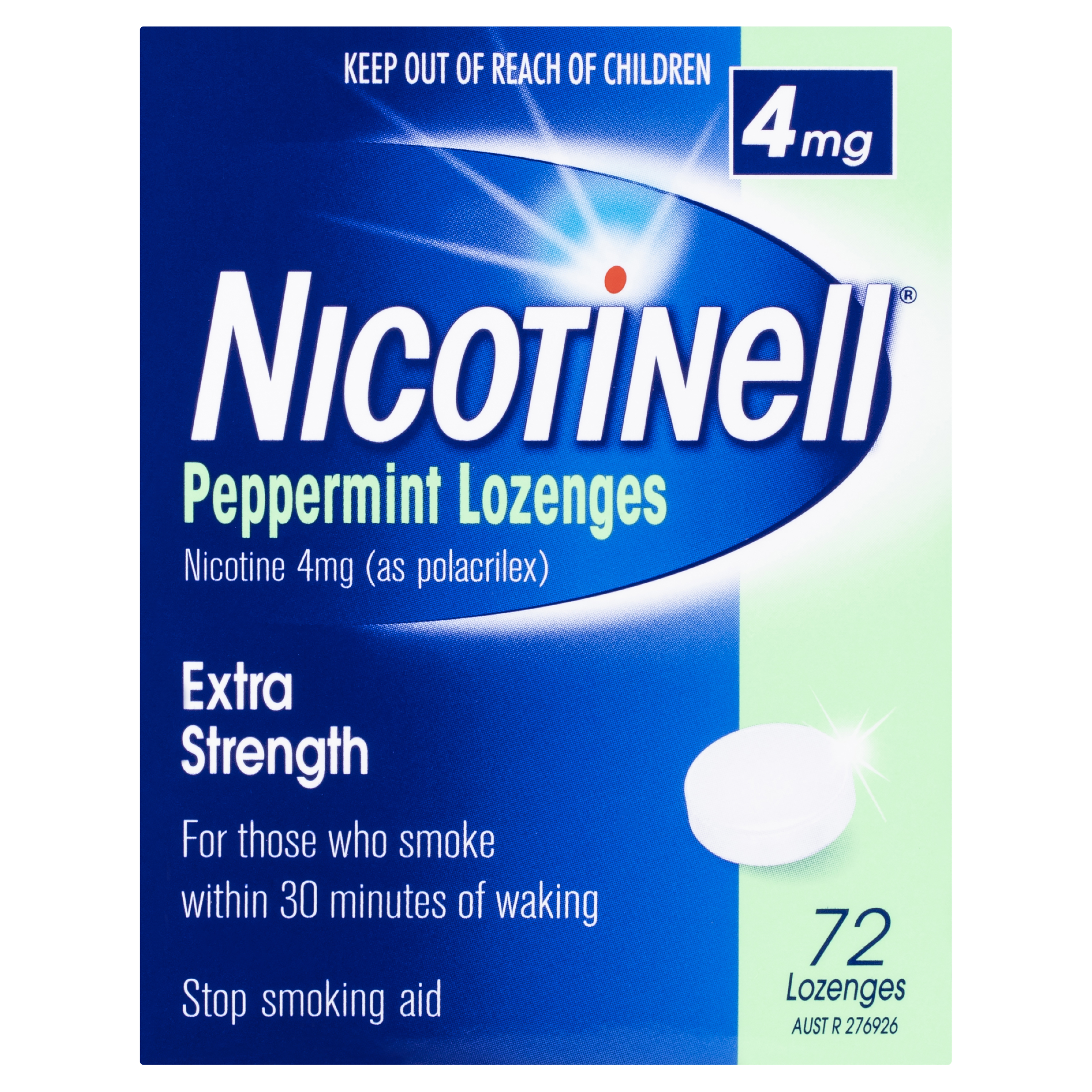 NICOTINELL MINT 4MG LOZENGES 72 PACK - Image 2