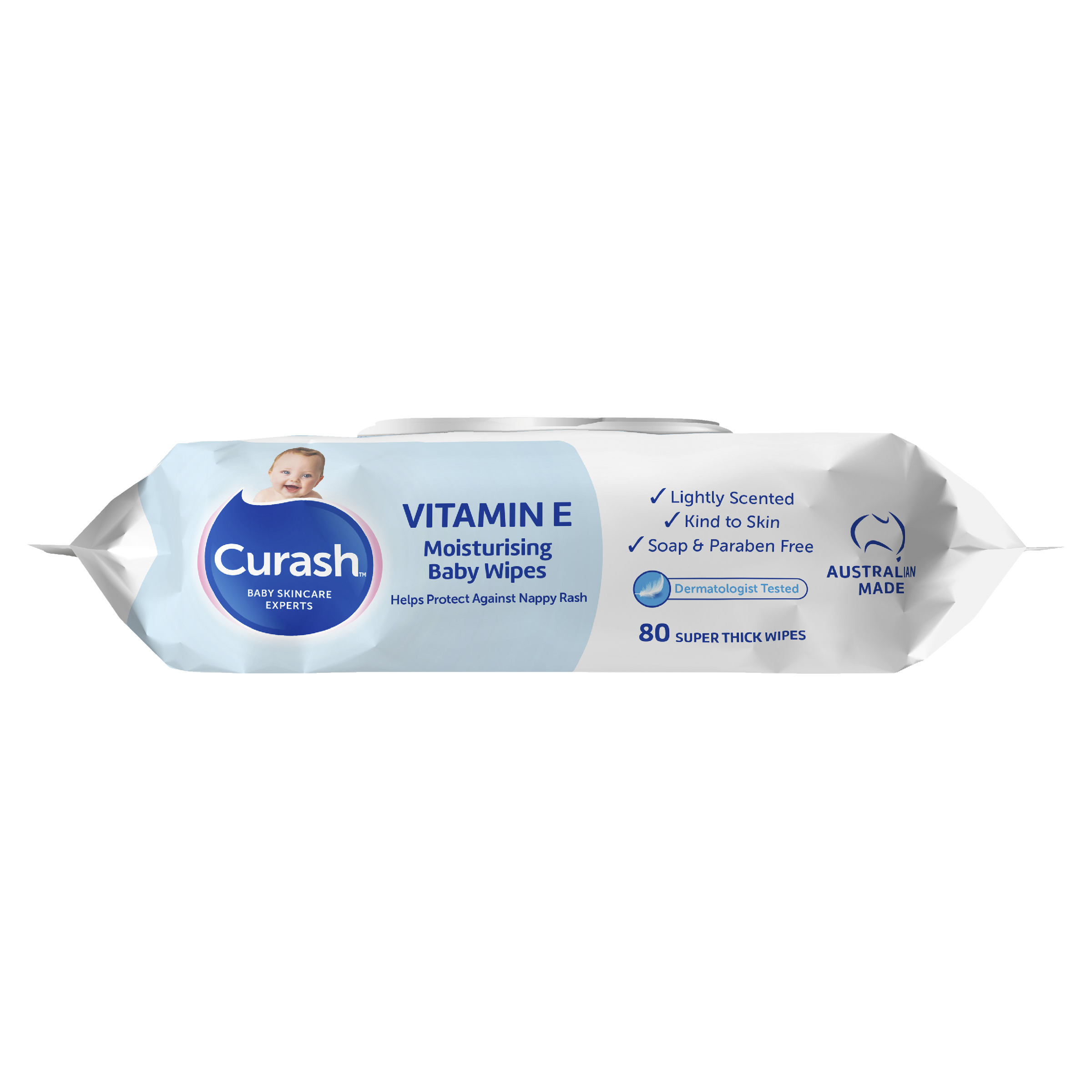 CURASH BABYCARE WIPES VITAMIN E 240 PACK - Image 4
