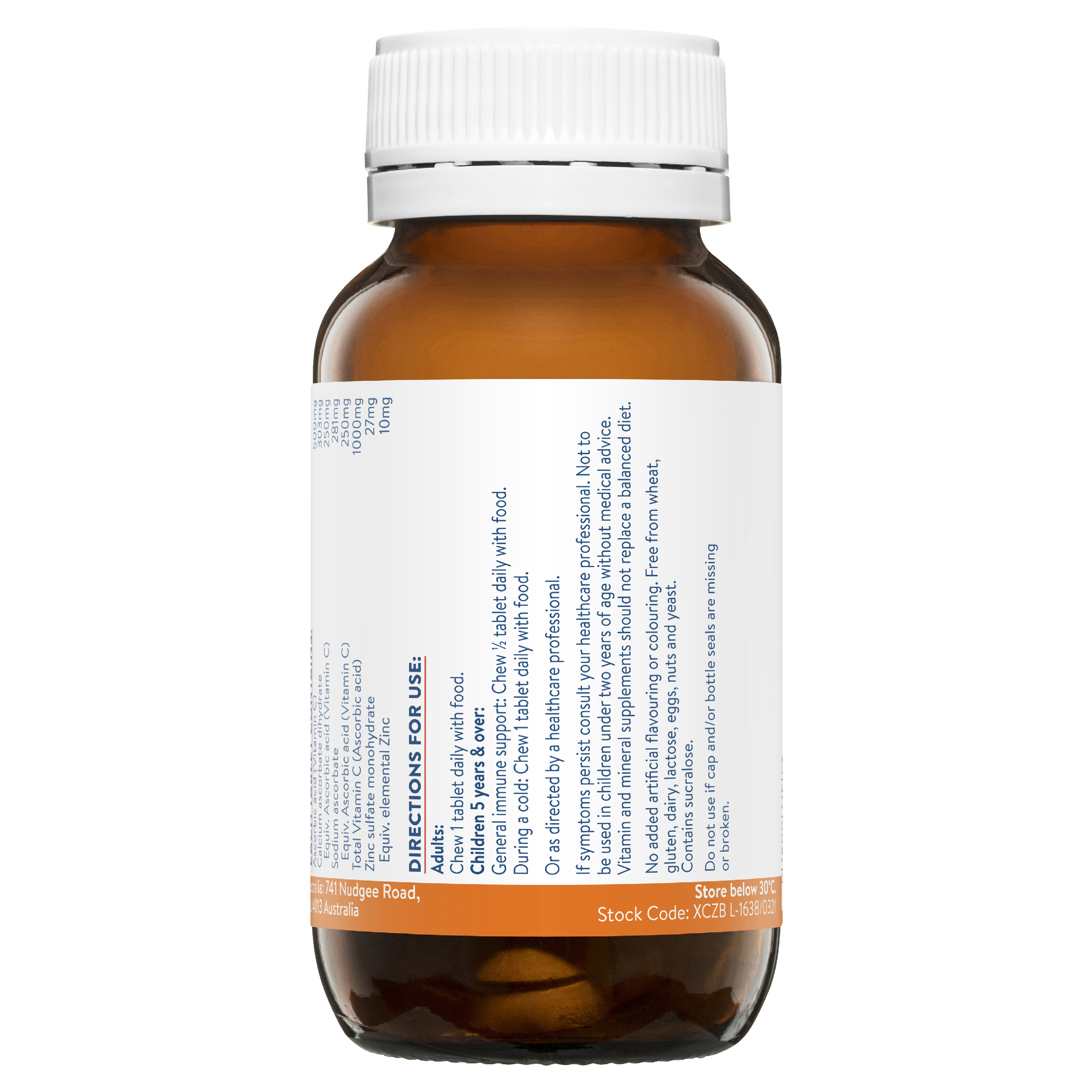 ETHICAL NUTRIENTS EXTRA C ZINGLES BERRY 50 TABLETS - Image 2