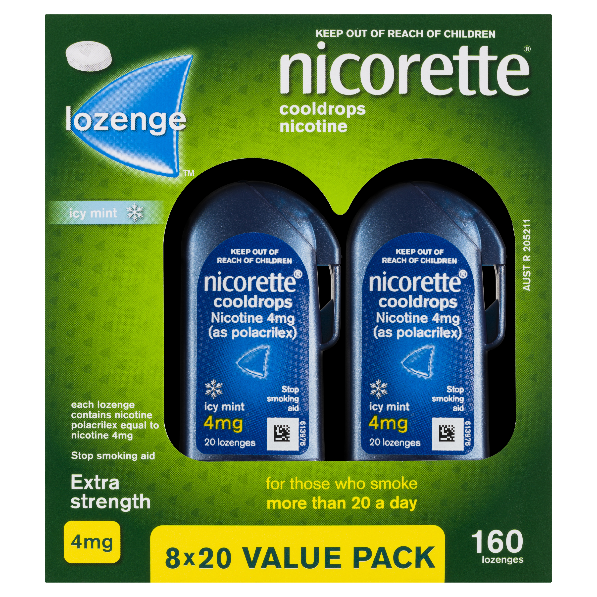 NICORETTE COOL DROPS 4MG 160 LOZENGES - Image 2