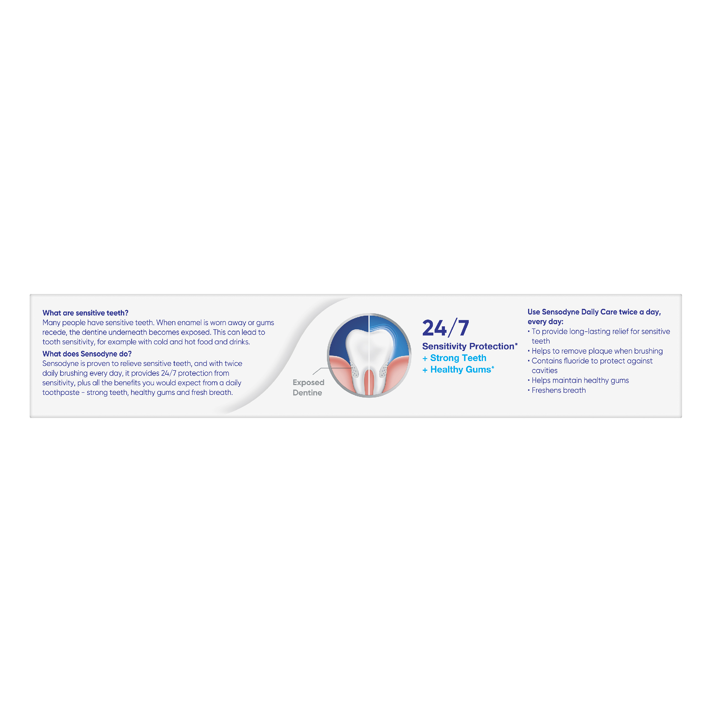 SENSODYNE DAILY CARE TOOTHPASTE DAILY CARE 100G - Image 3