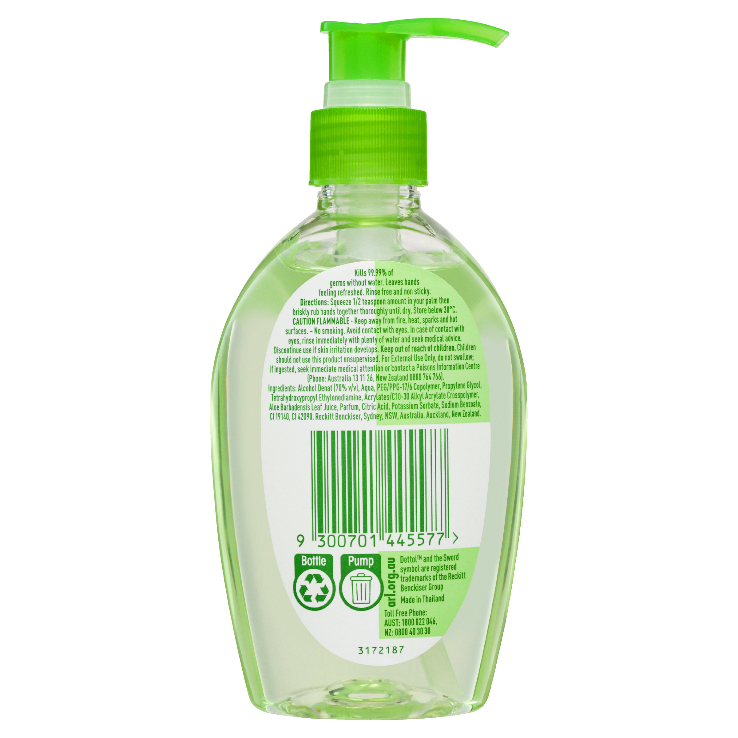DETTOL HEALTHY TOUCH  INSTANT HAND SANITISER REFRESH 200ML - Image 2