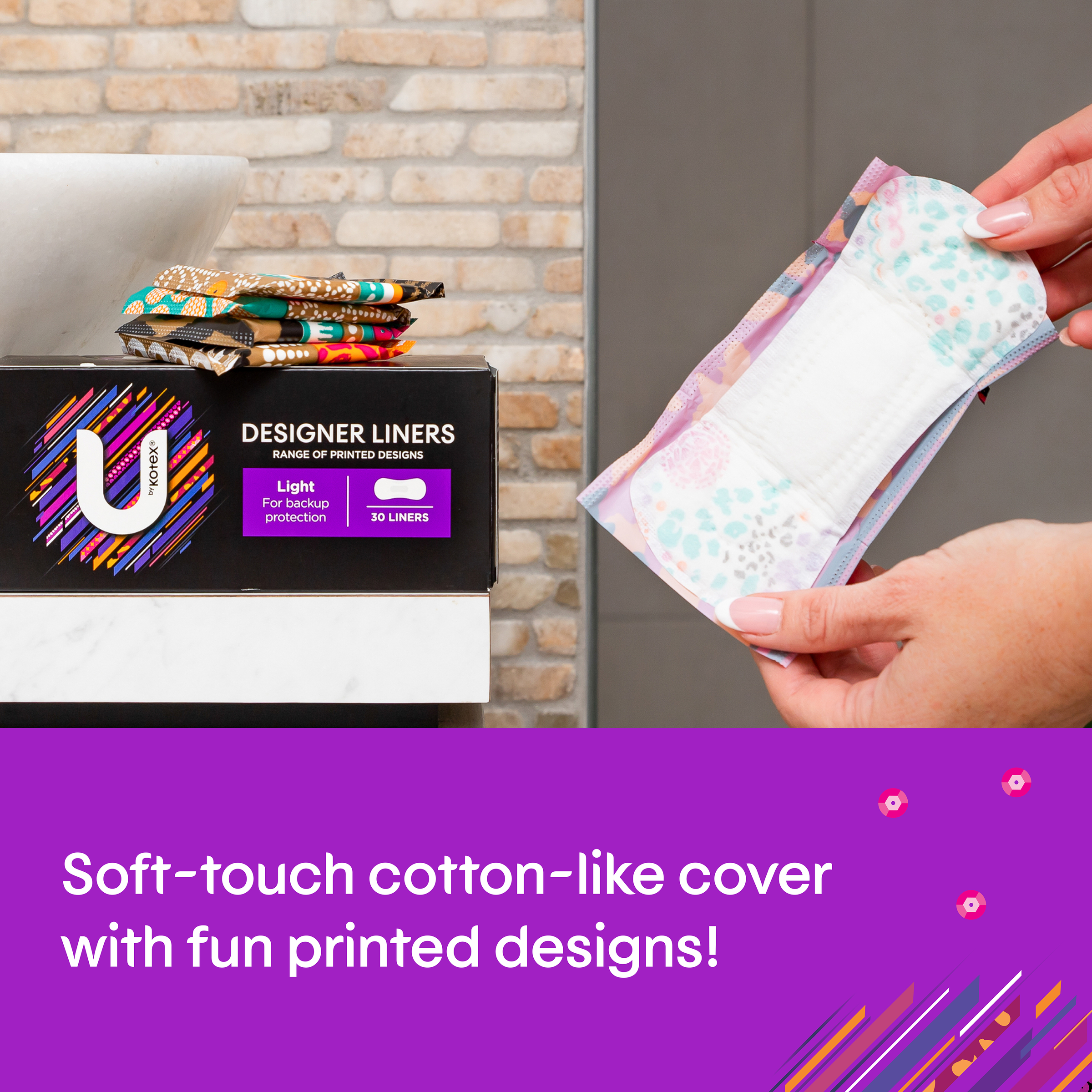 U BY KOTEX LINER DESIGNER PROTECT 30 PACK - Image 9