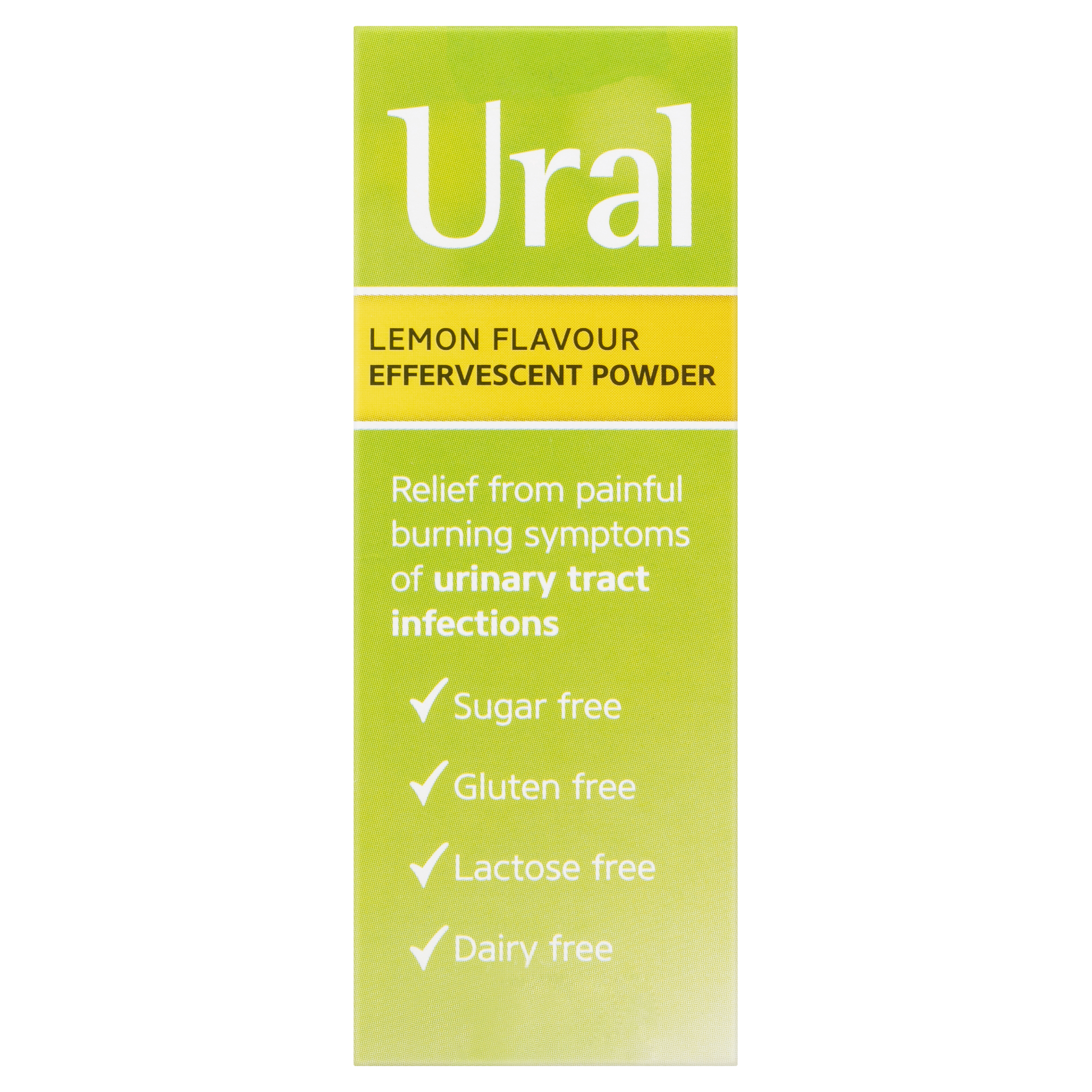 URAL EFFERVESCENT POWDER LEMON SACHETS 8 PACK - Image 3