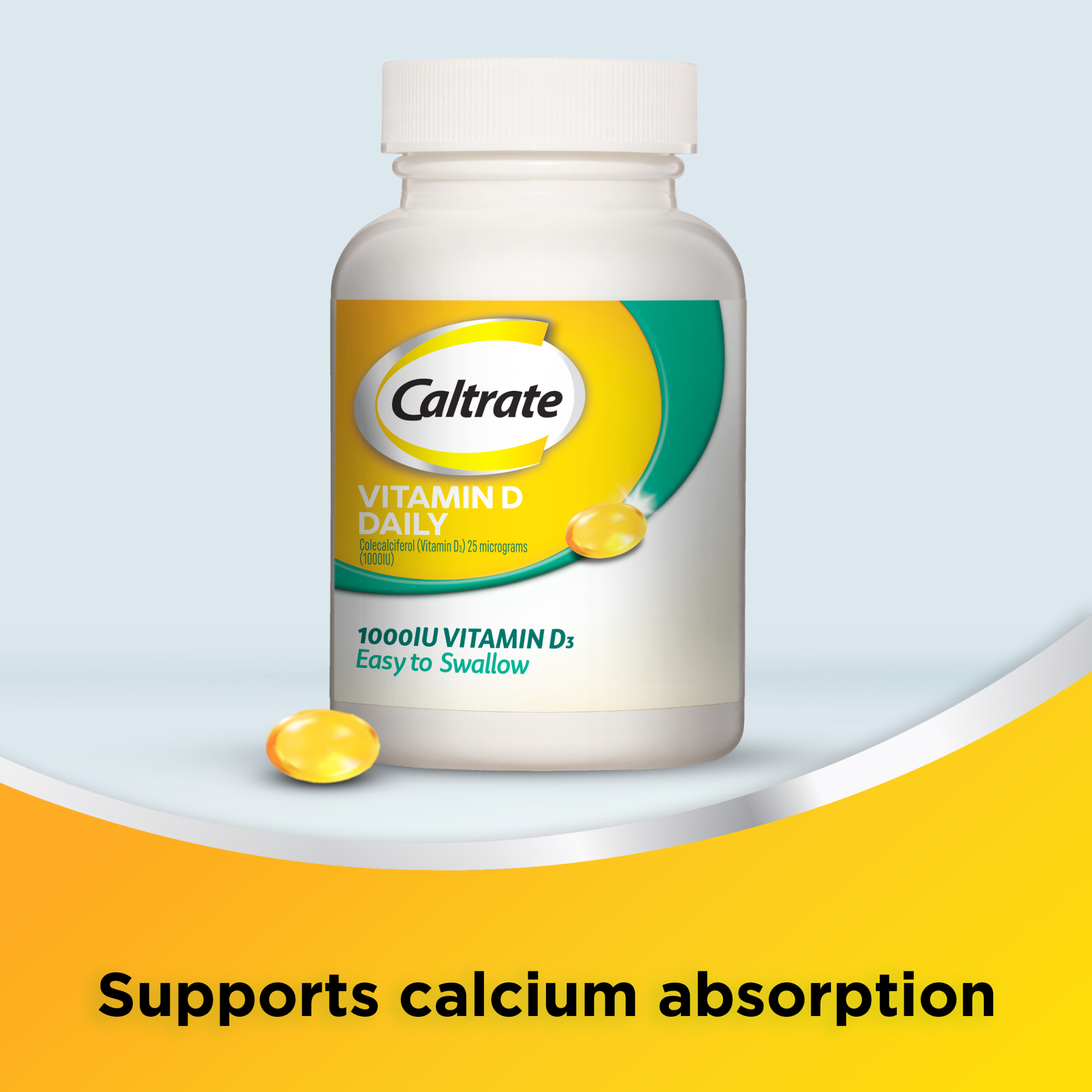 CALTRATE VITAMIN D DAILY 1000IU 180 CAPSULES - Image 5
