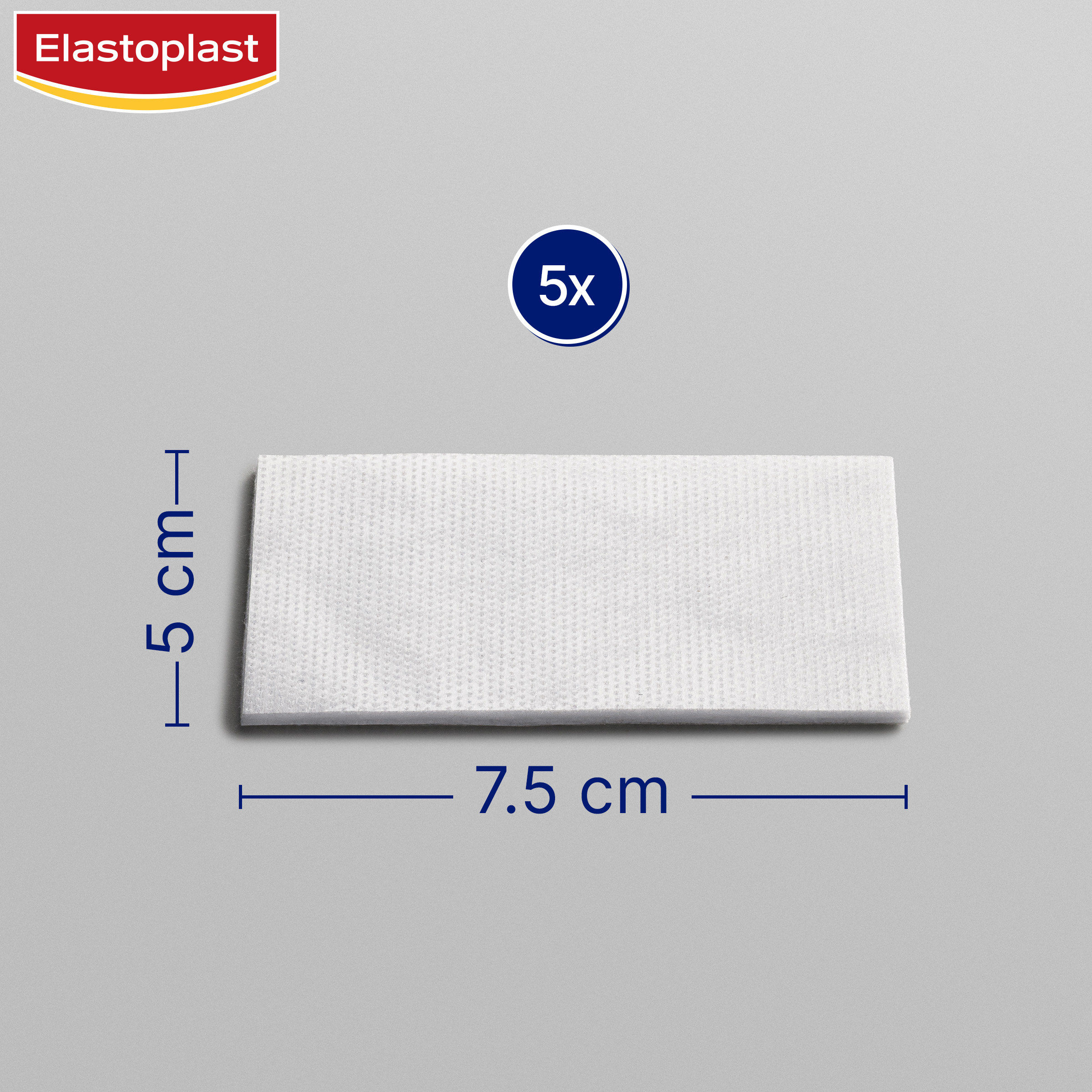 ELASTOPLAST NON-STICK DRESSINGS 7.5CM X 5CM 5 PACK - Image 3