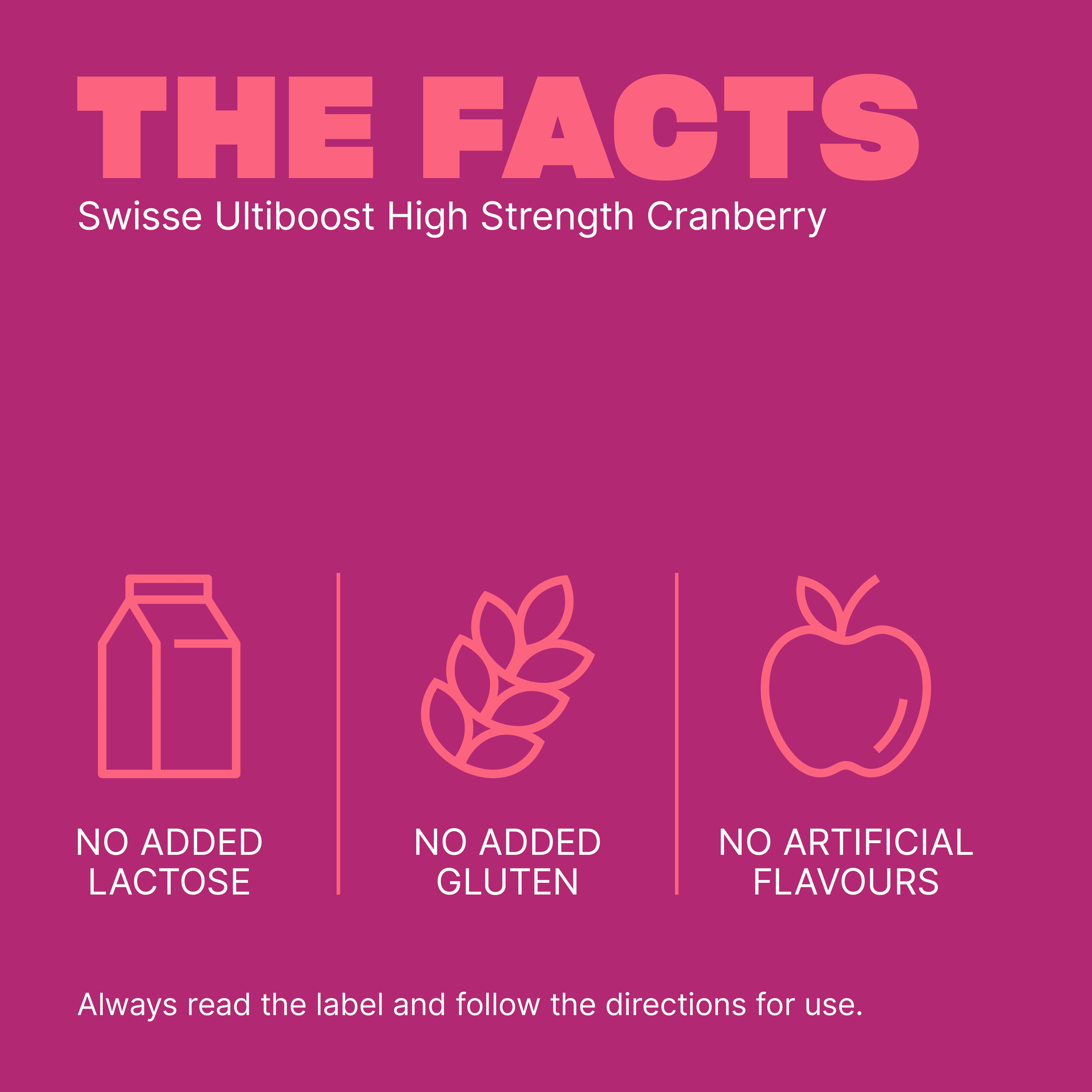 SWISSE ULTIBOOST HIGH STRENGTH CRANBERRY 30 CAPSULES - Image 6