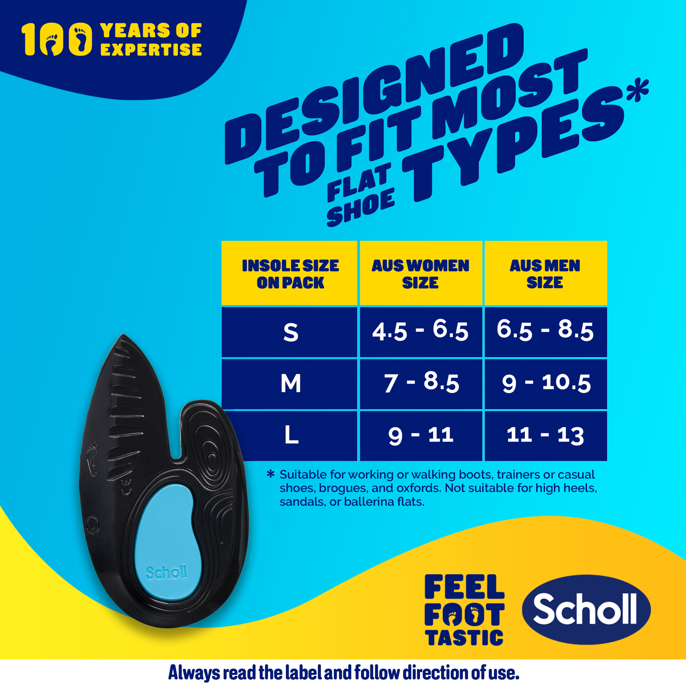 SCHOLL IN BALANCE HEEL & ANKLE ORTHOTIC INSOLES M - Image 9