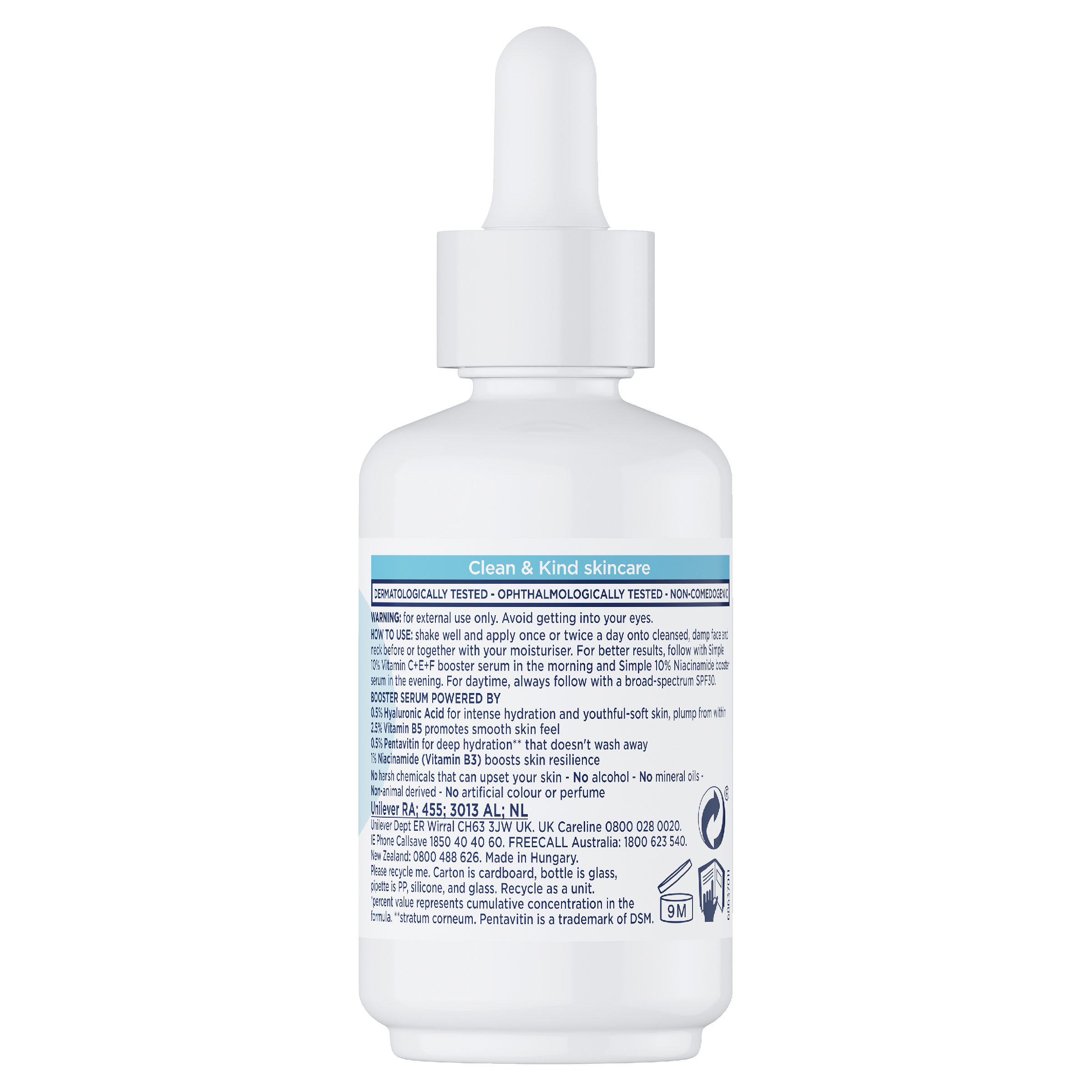 SIMPLE 3% HYALURONIC ACID + B5 BOOSTER SERUM 30ML - Image 2