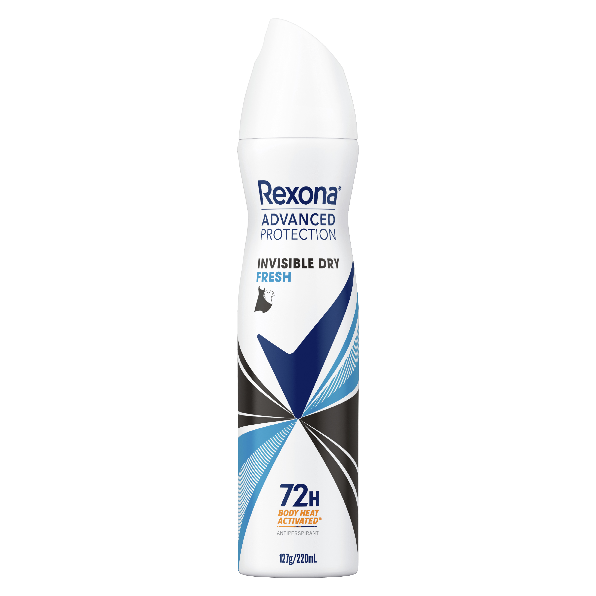 REXONA WOMEN ADVANCE PROTECT ANTIPERSPIRANT INVISIBLE DRY FRESH 72HR 220ML