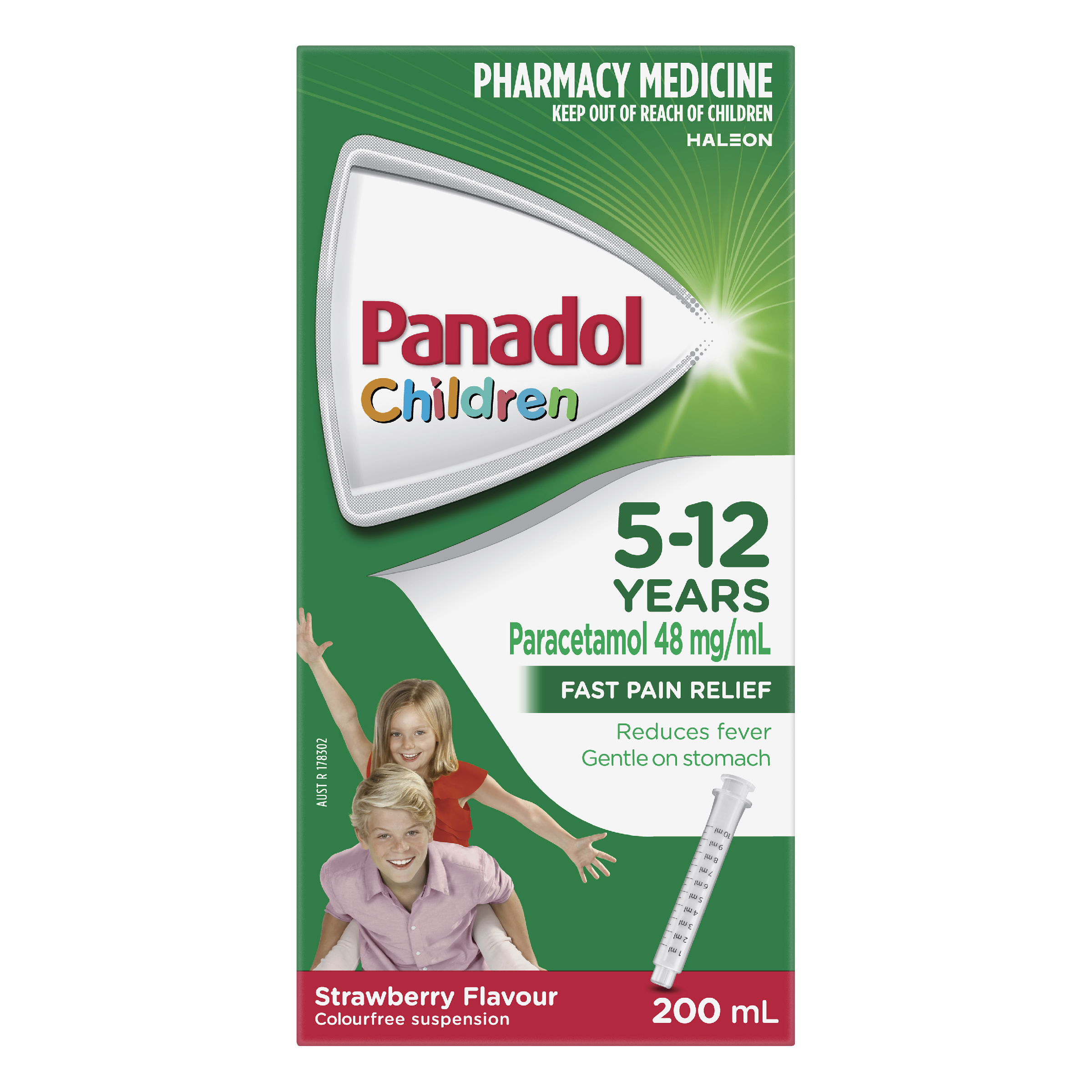 PANADOL CHILDREN 5 YEAR - 12 YEARS STRAWBERRY SUSPENSION 200ML - Image 11