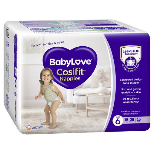 BABYLOVE COSIFIT NAPPIES JUNIOR 15 PACK