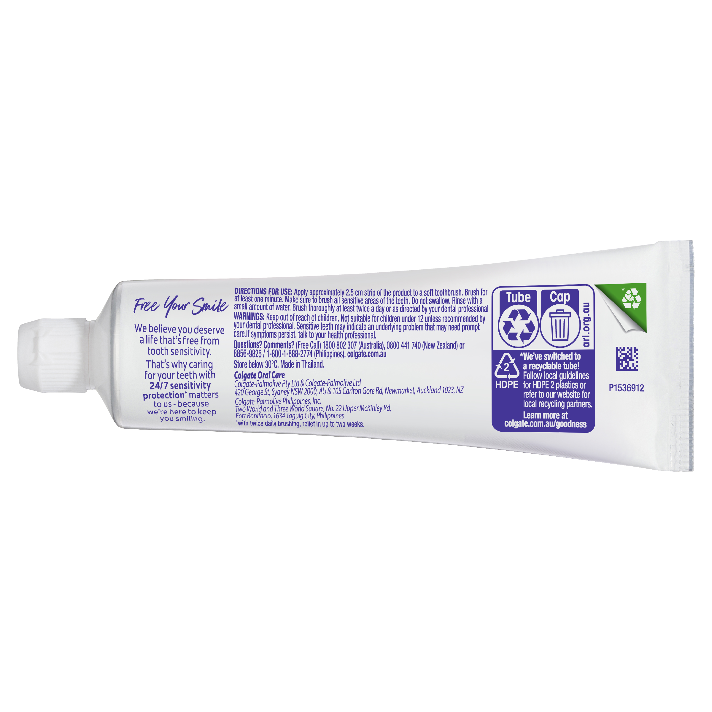 COLGATE TOOTHPASTE SENSITIVE MULTI PROTECTION 110G - Image 8