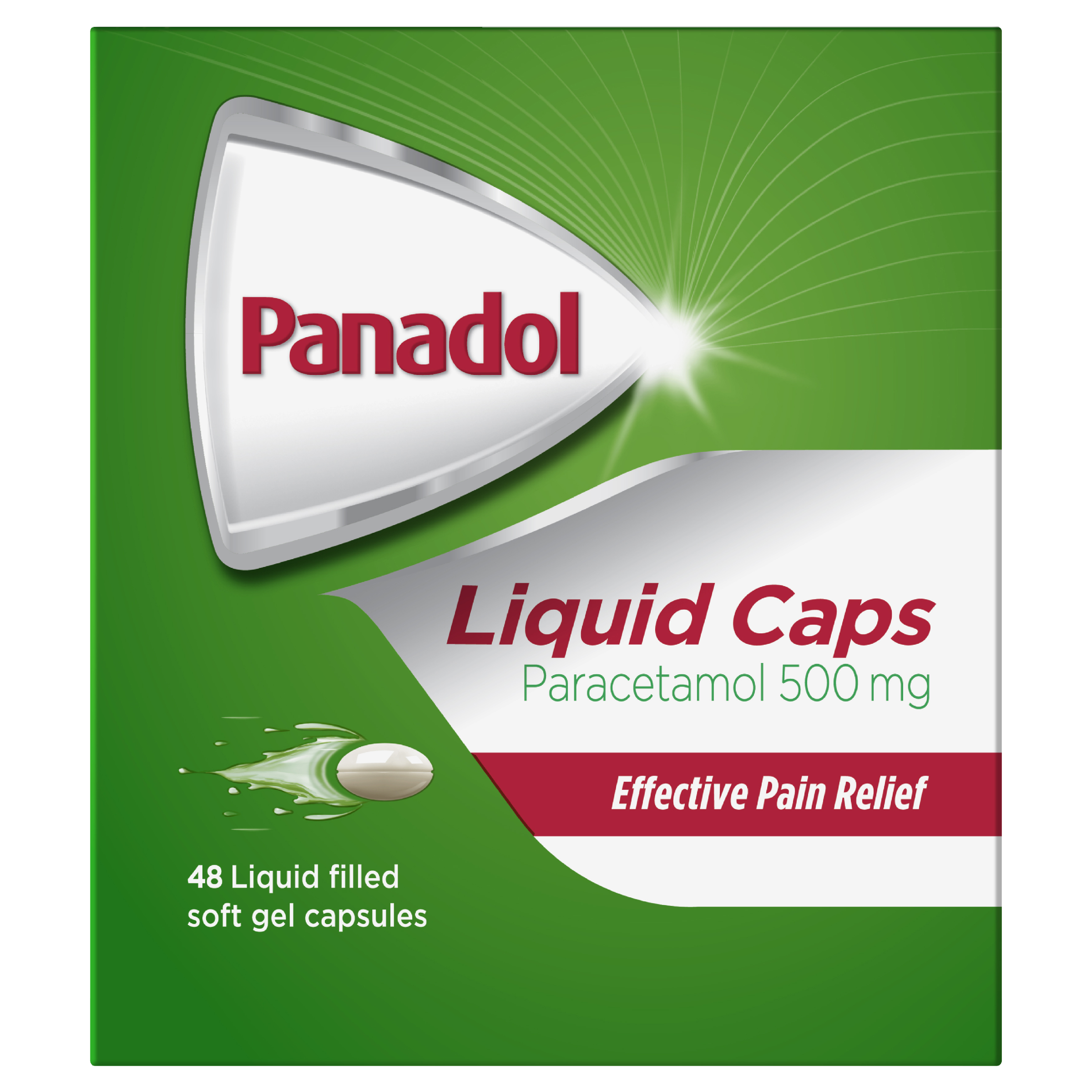 PANADOL 500MG 48 LIQUID CAPSULES - Image 3