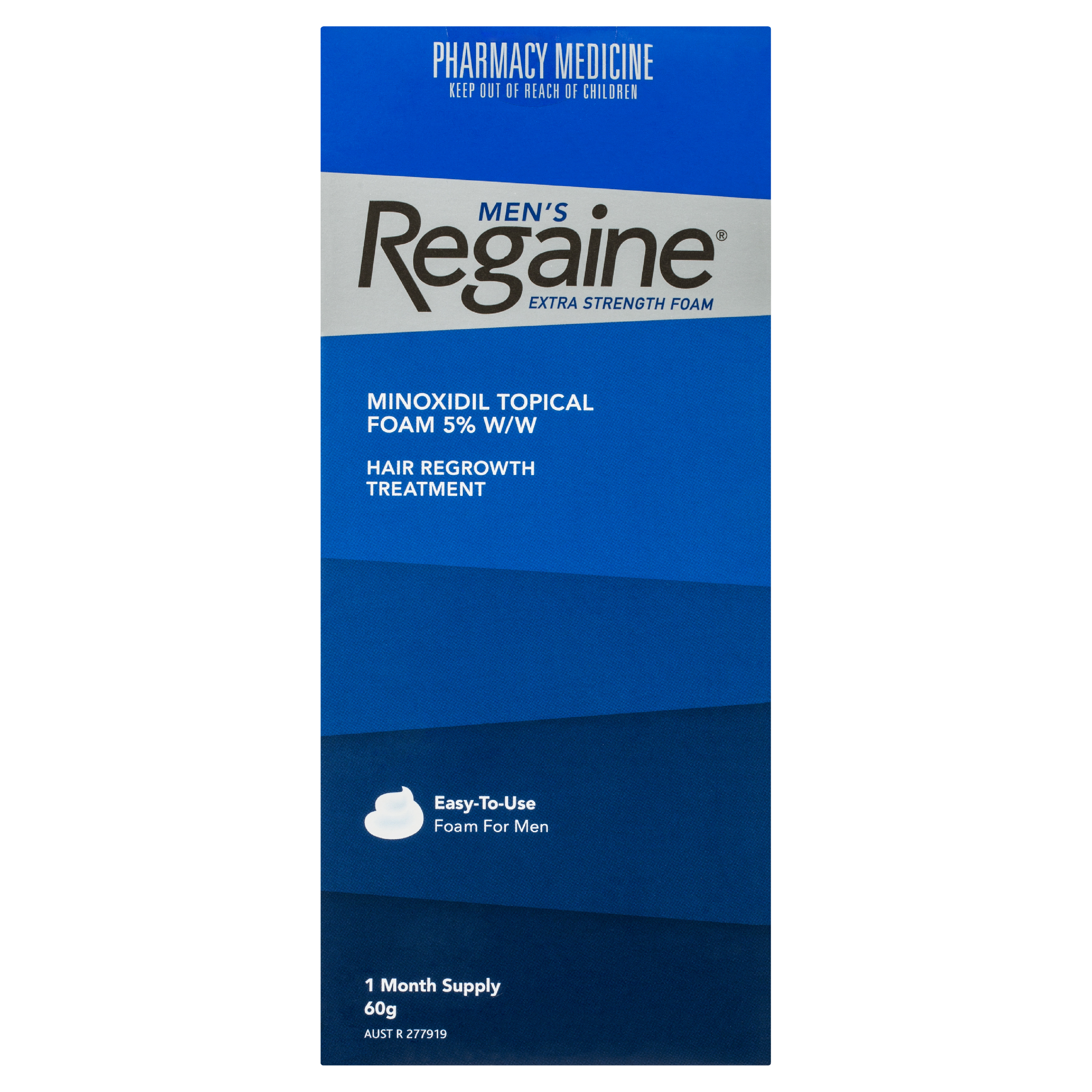 REGAINE MENS EXTRA STRENGTH TREATMENT FOAM 5% 60G - Image 2