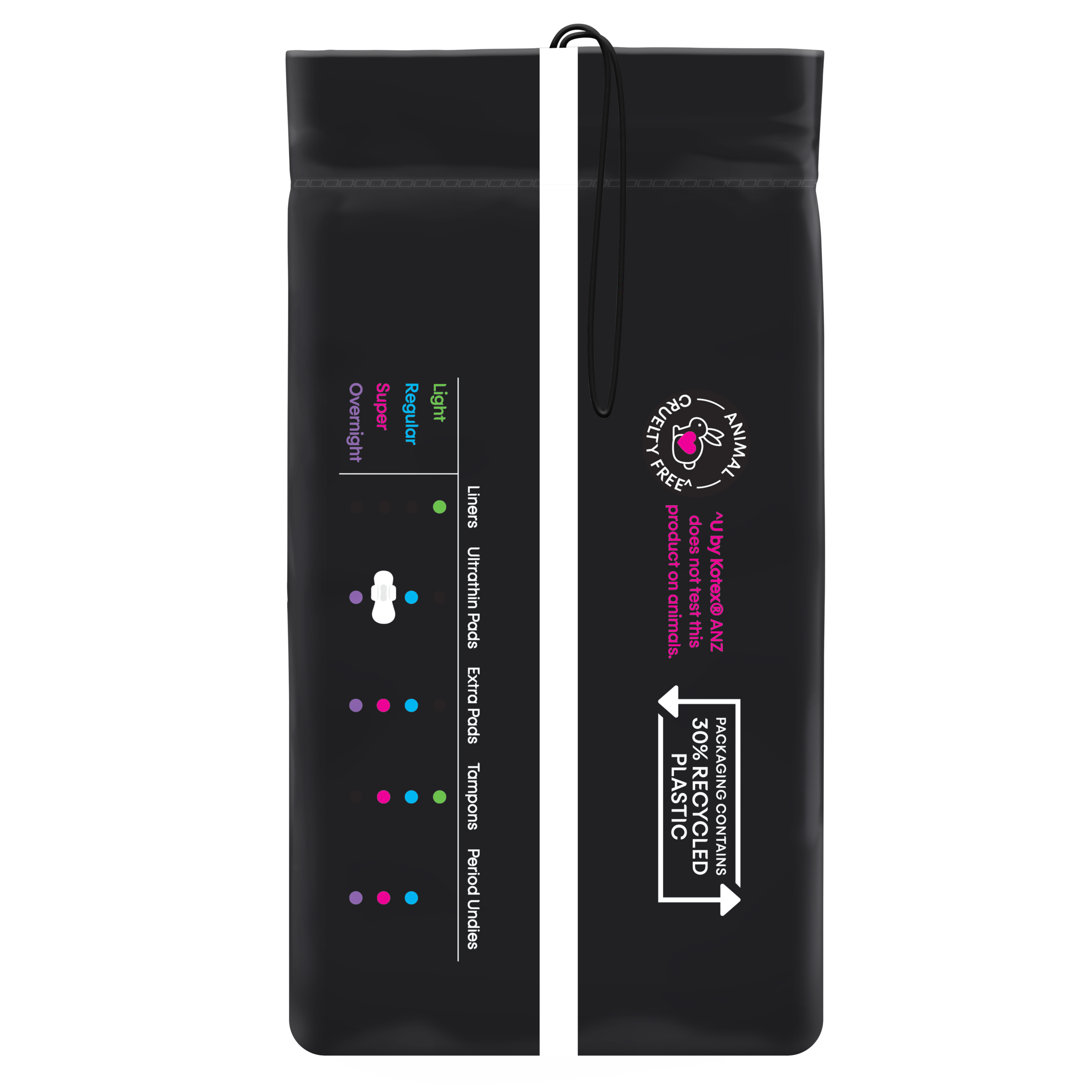 U BY KOTEX PADS SPORT ULTRATHIN SUPER WINGS 10 PACK - Image 3