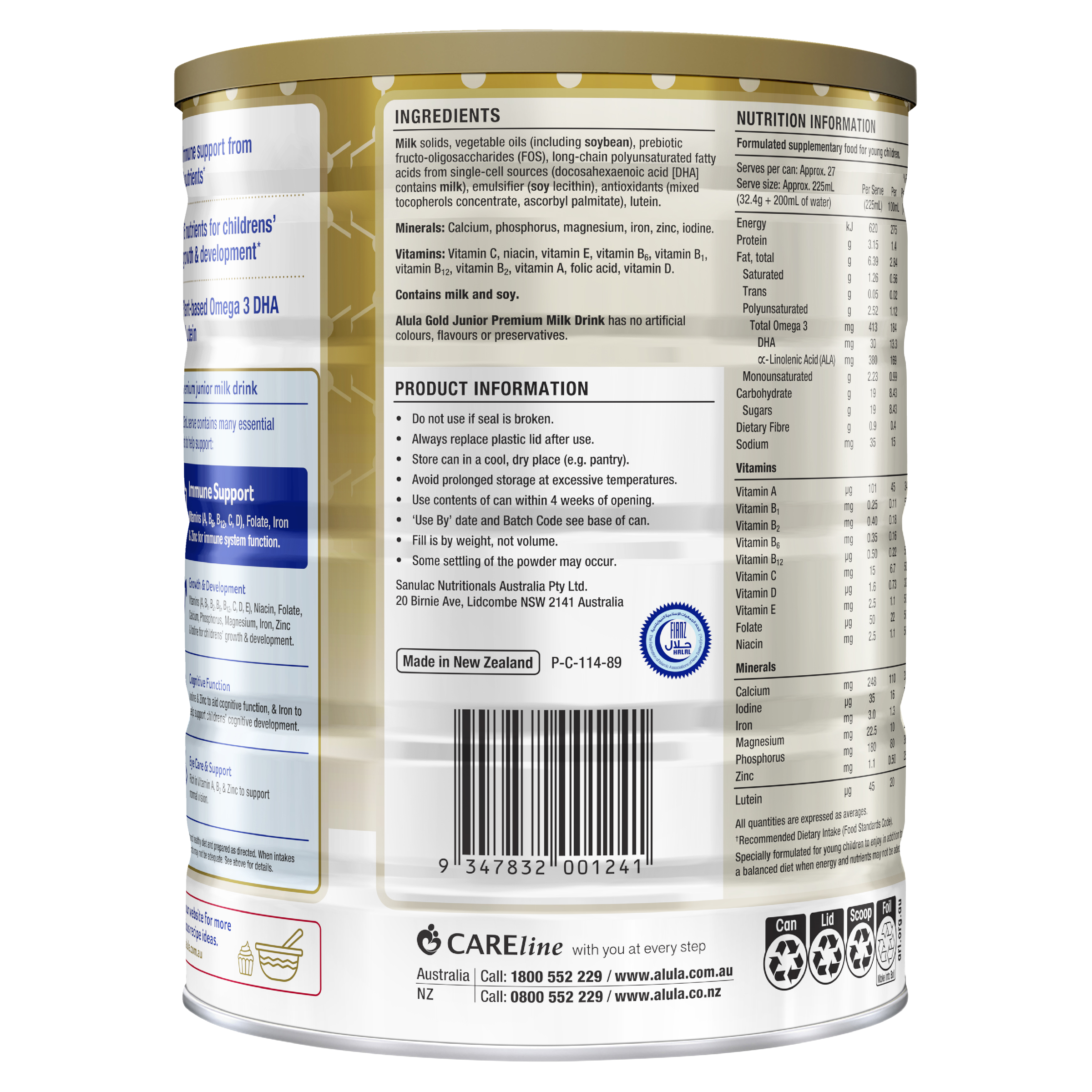 S26 ALULA GOLD TODDLER MILK DRINK STAGE 4 900G - Image 4