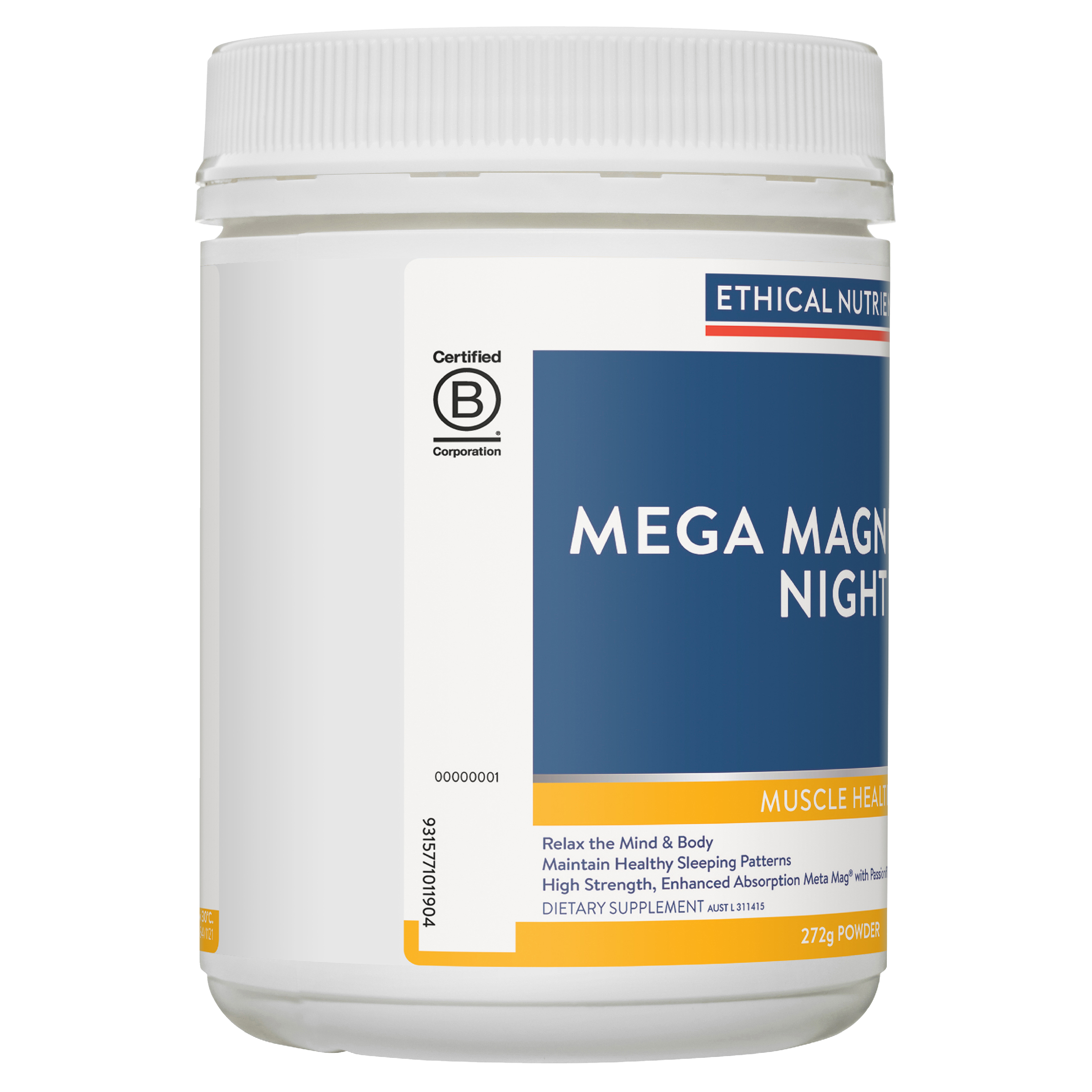 ETHICAL NUTRIENTS MEGA MAGNESIUM NIGHT 50 TABLETS - Image 4