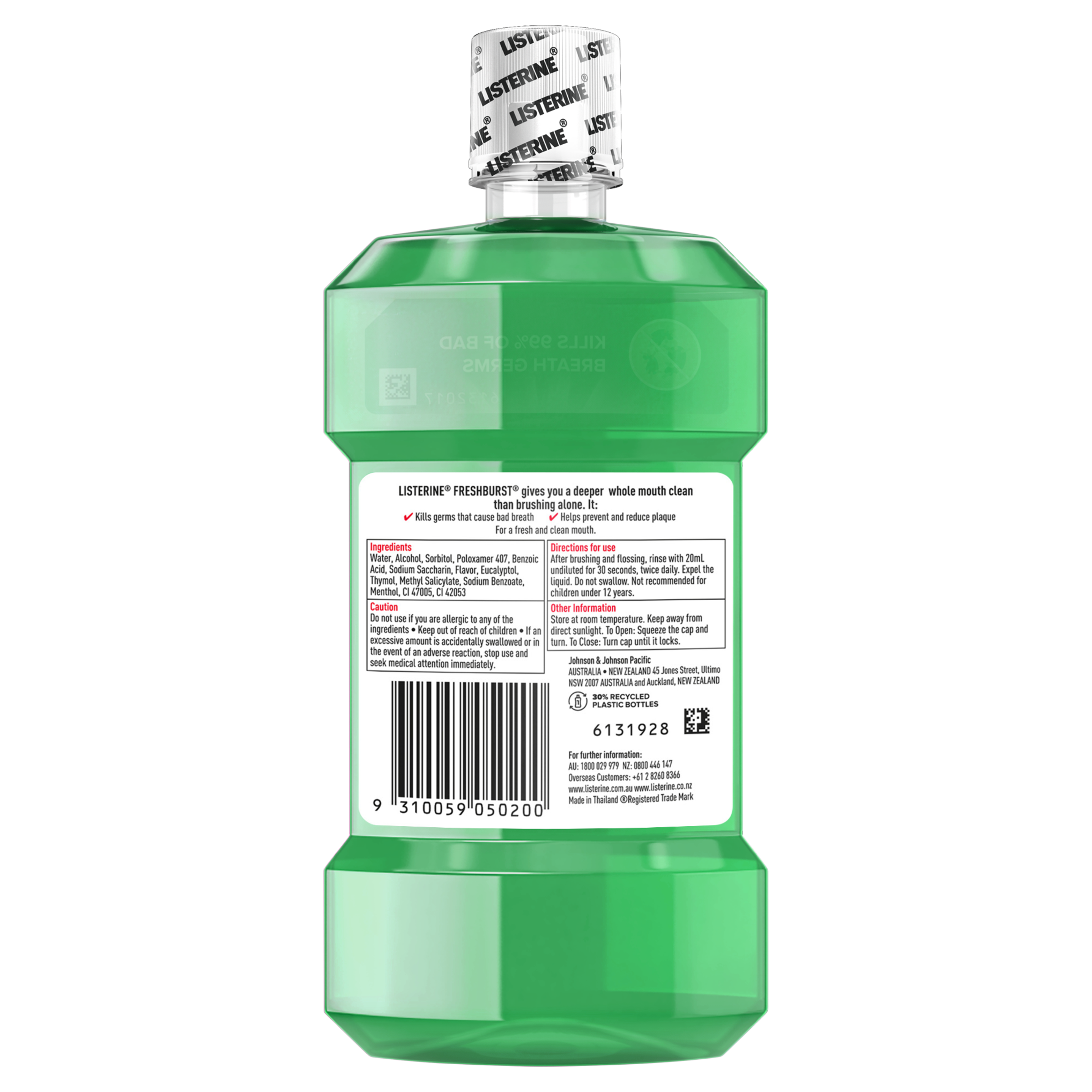 LISTERINE MOUTH WASH FRESHBURST 250ML - Image 2