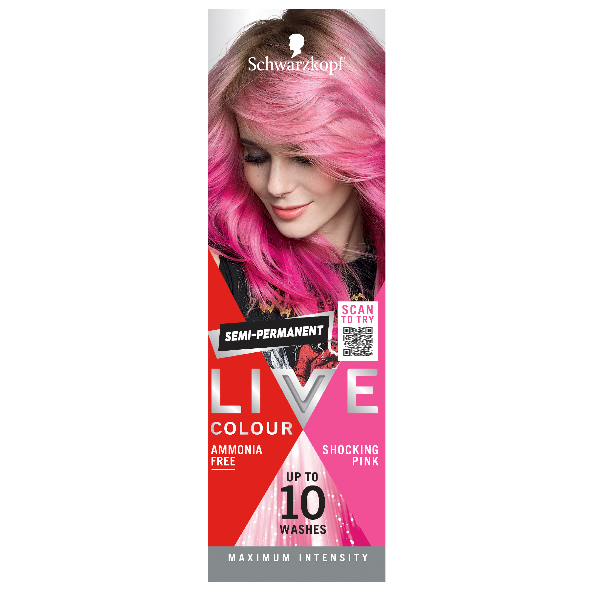 SCHWARZKOPF LIVE COLOUR SHOCKING PINK 75ML - Image 2