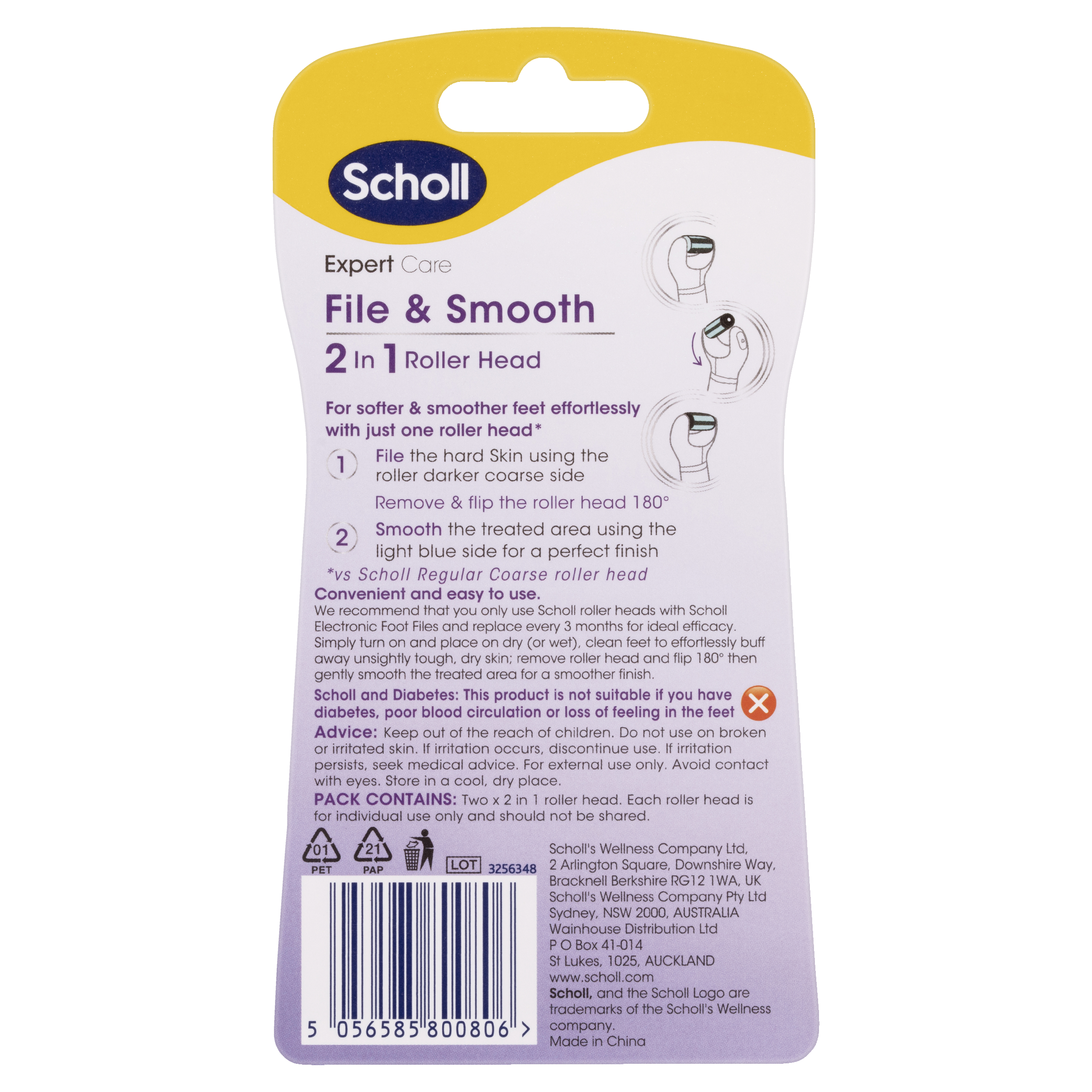 SCHOLL EXPERT CARE 2 IN 1 REFILLS 2 PACK - Image 2