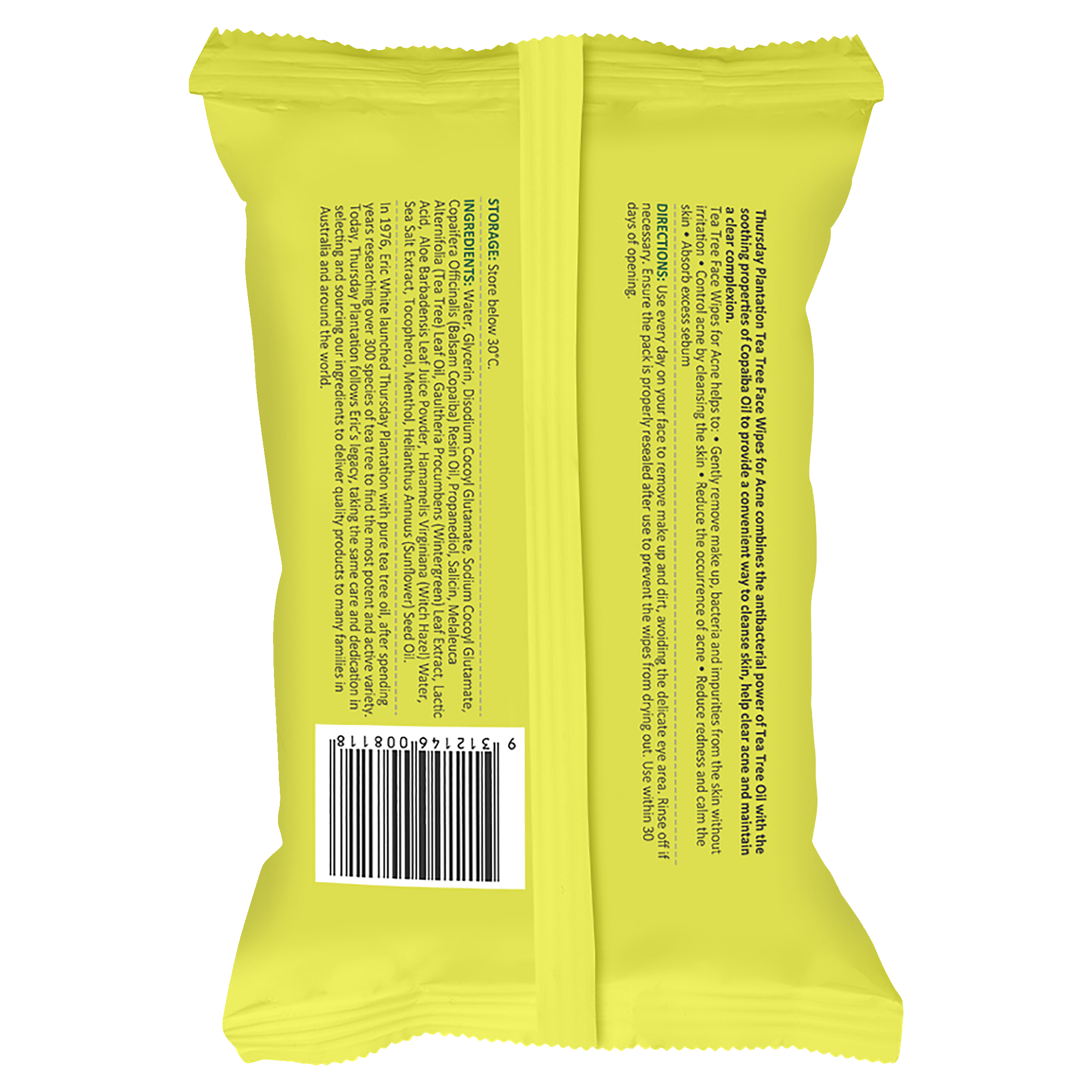 THURSDAY PLANTATION WIPES 25 PACK - Image 2