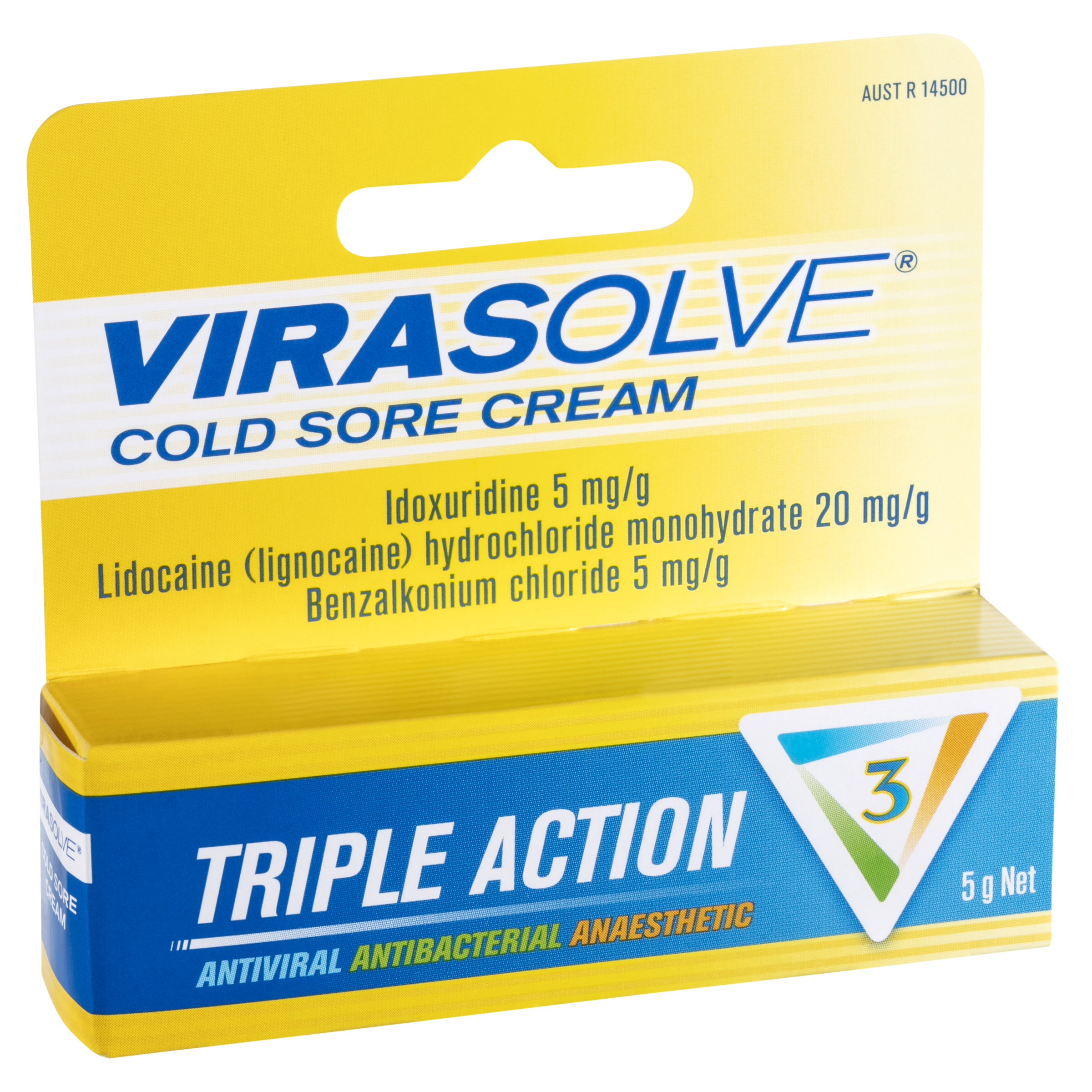 VIRASOLVE COLD SORE CREAM 5G