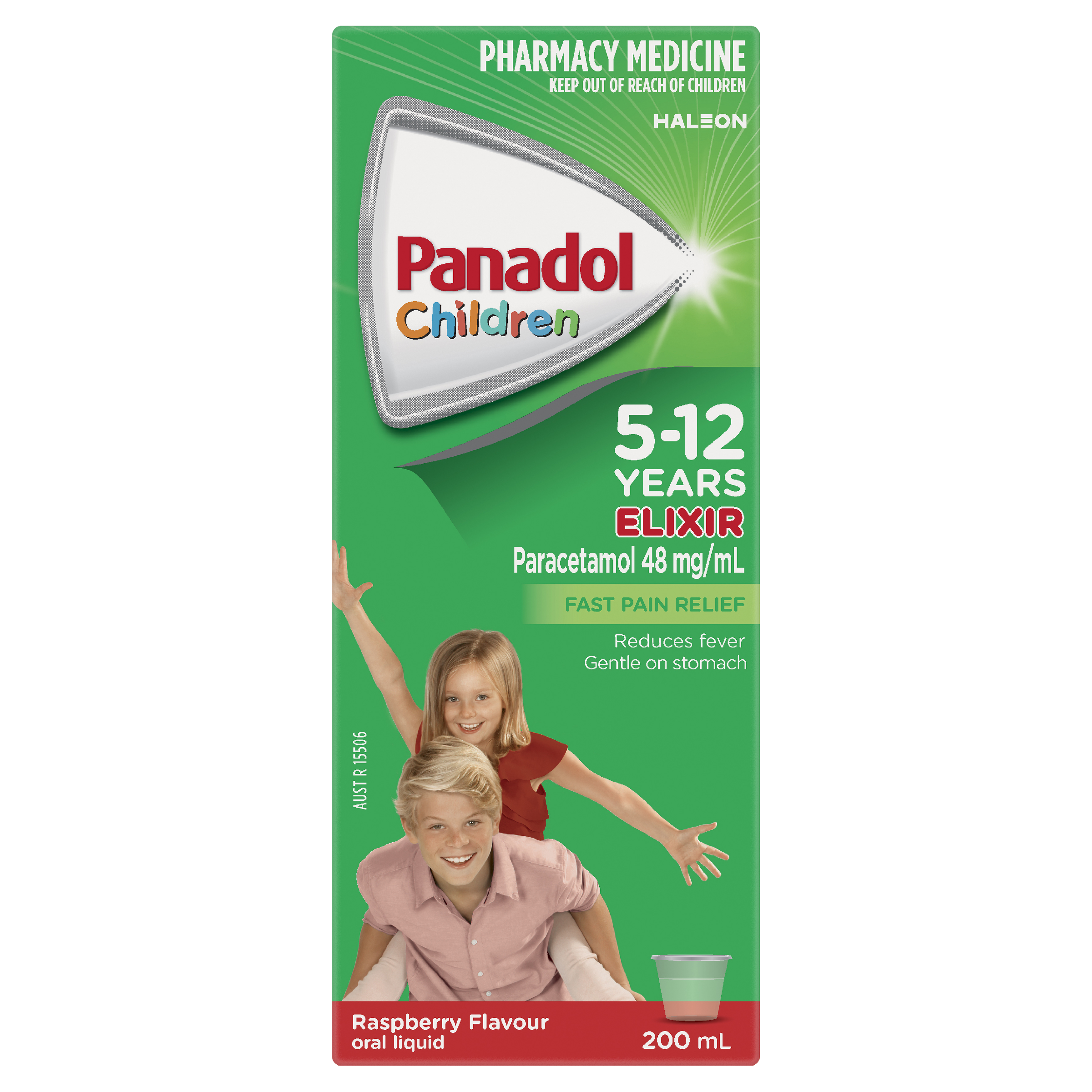 PANADOL CHILDREN 5 YEARS - 12 YEARS ELIXIR 200ML - Image 2