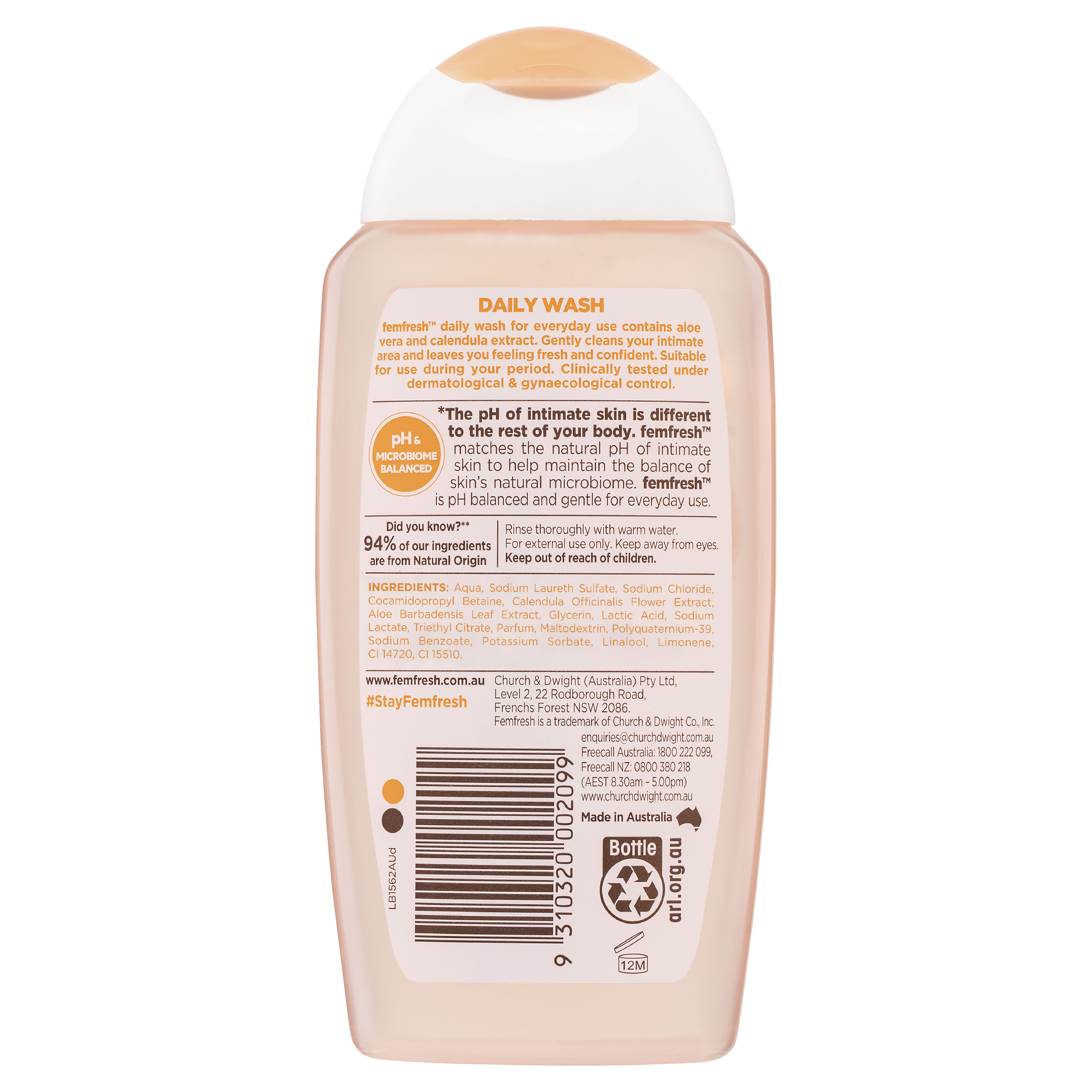 FEMFRESH DAILY WASH 250ML - Image 2