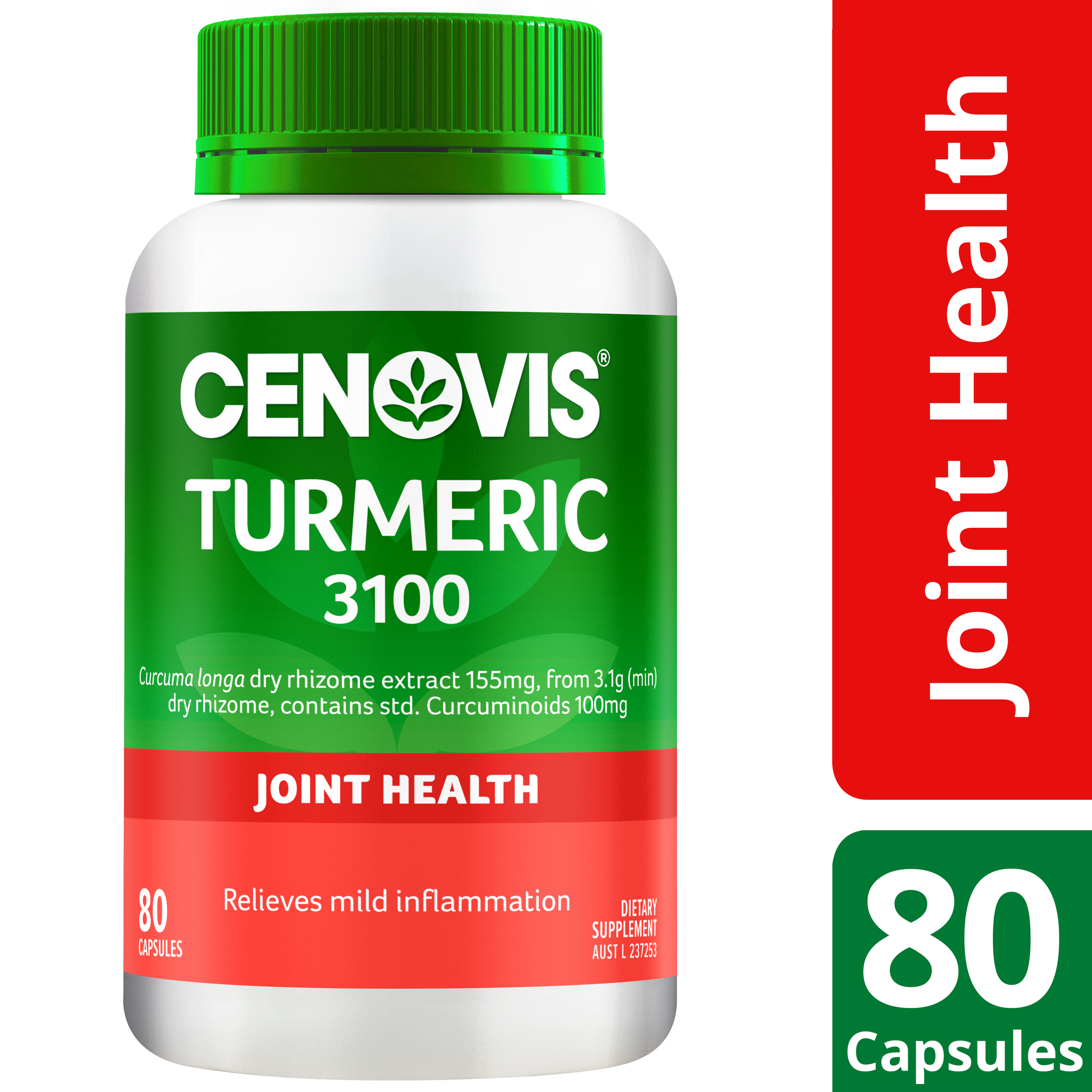 CENOVIS TURMERIC 3100 80 CAPSULES - Image 11