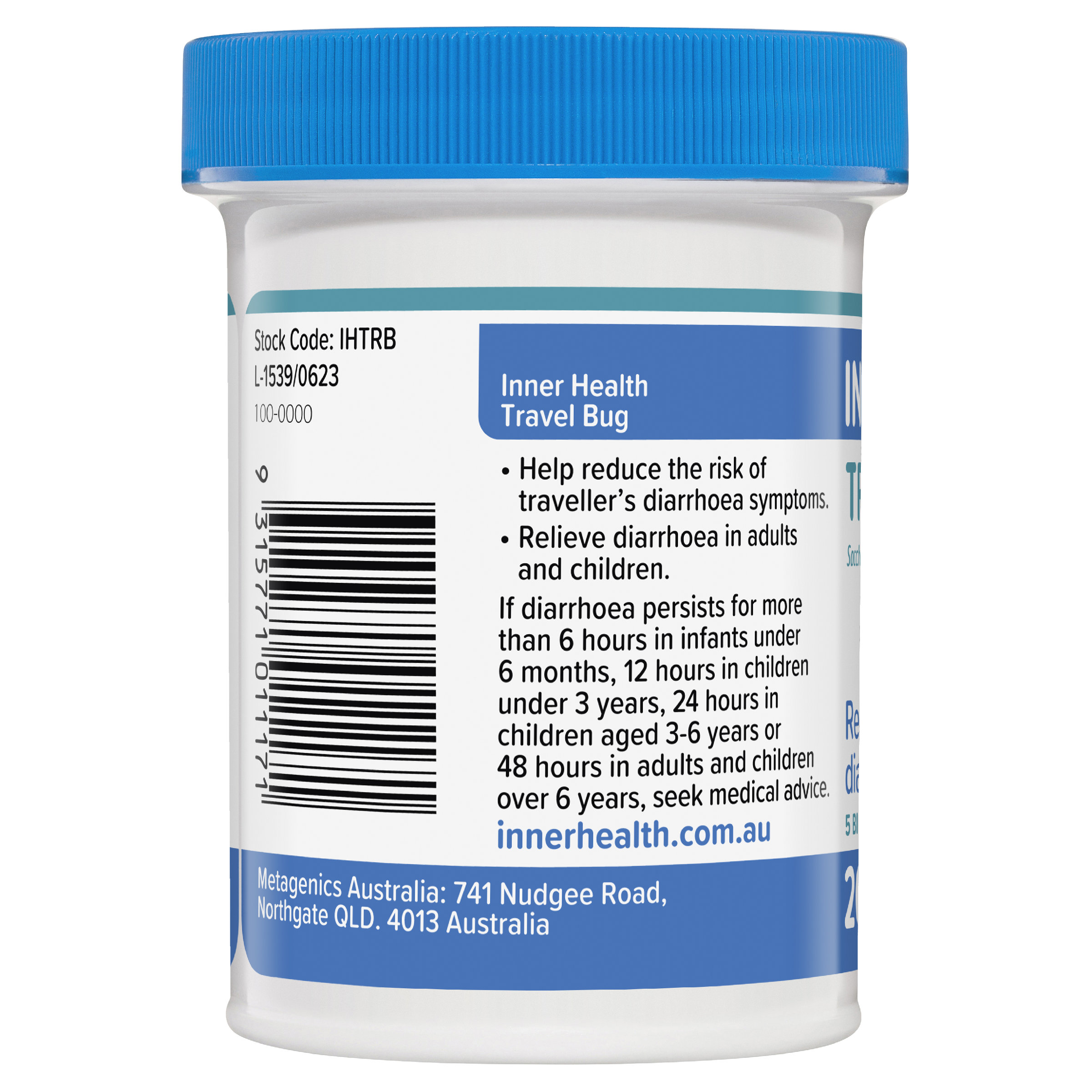 INNER HEALTH TRAVEL BUG 20 CAPSULES - Image 3