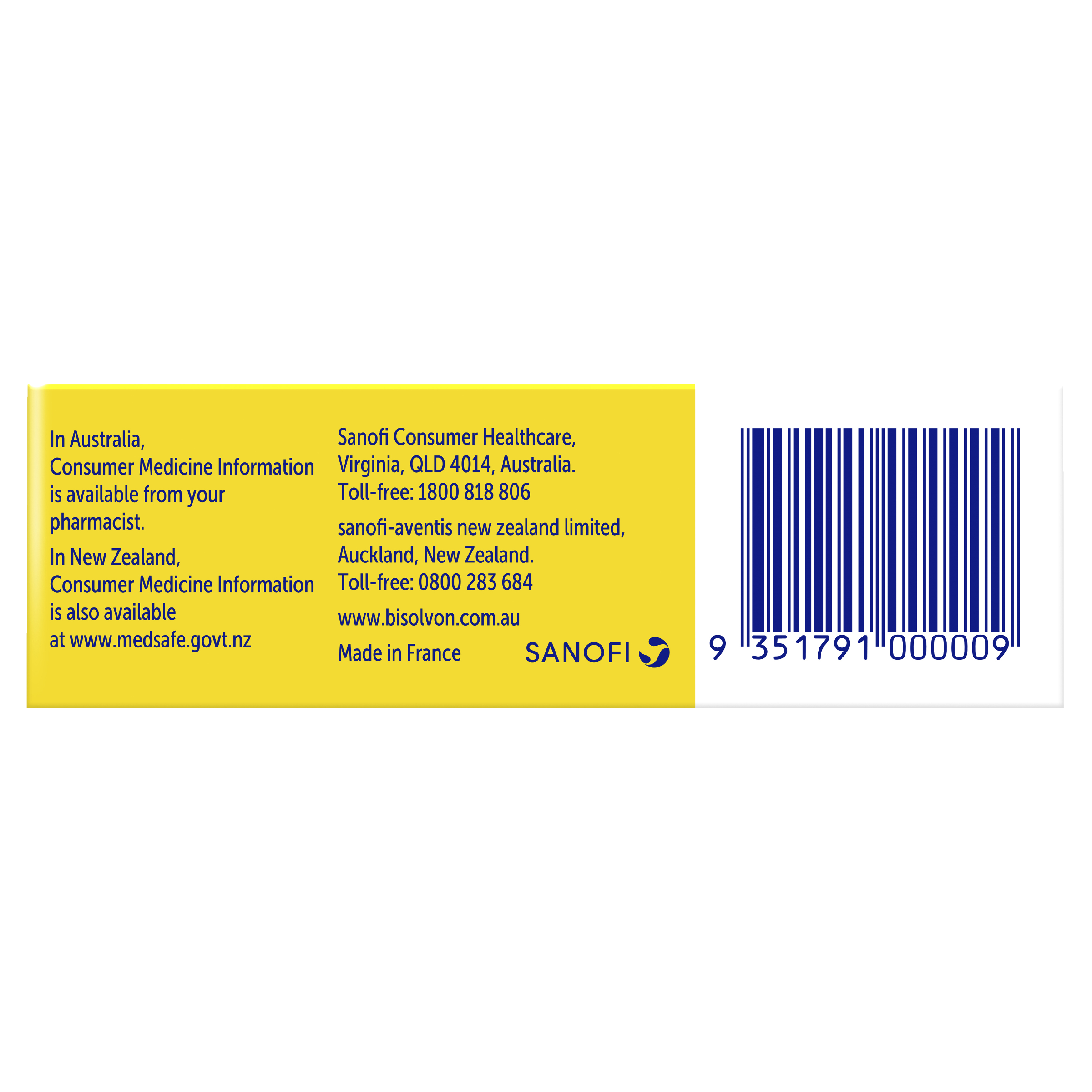 BISOLVON CHESTY FORTE 8MG 50 TABLETS - Image 6