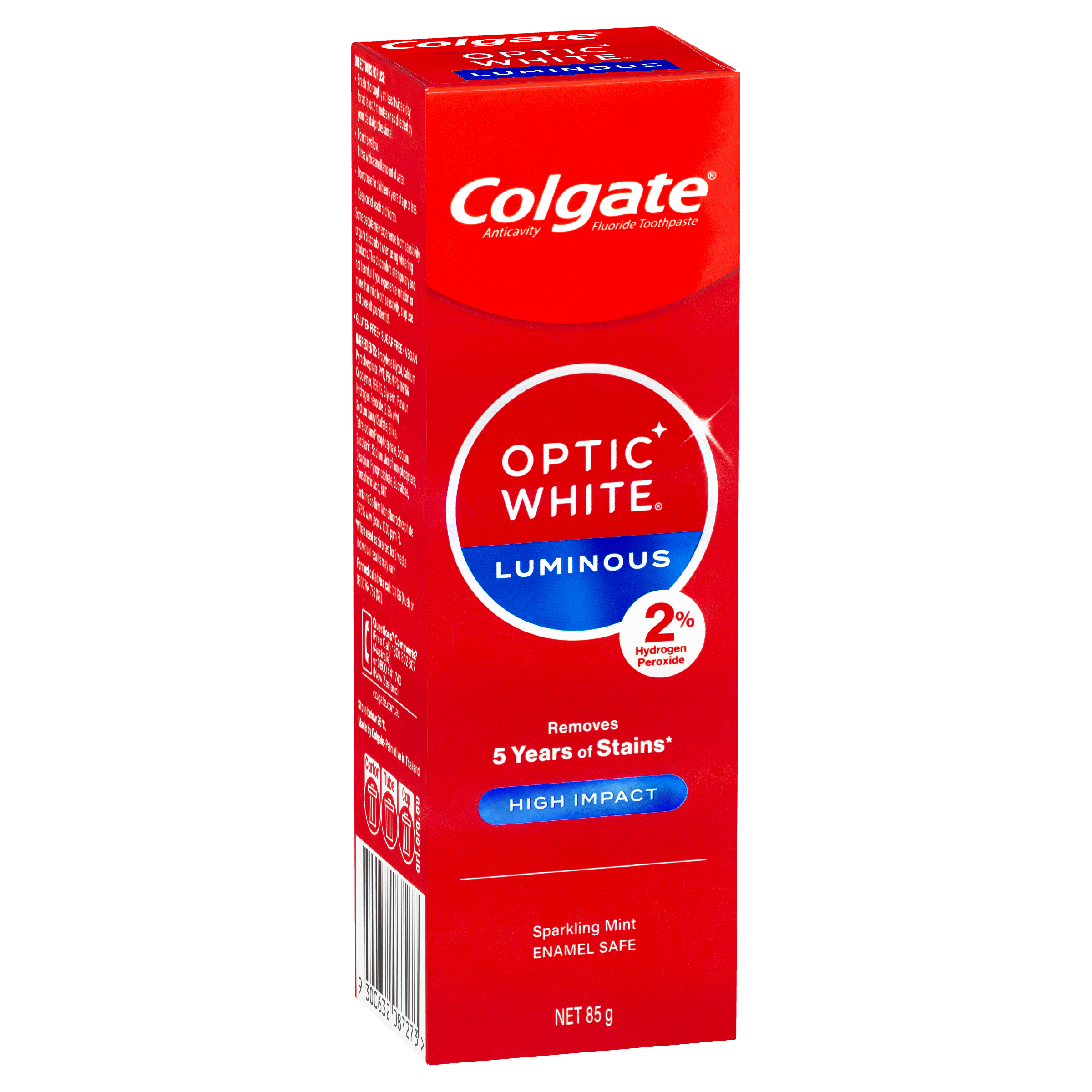 COLGATE TOOTHBRUSH OPTIC WHITE HIGH IMPACT 85G