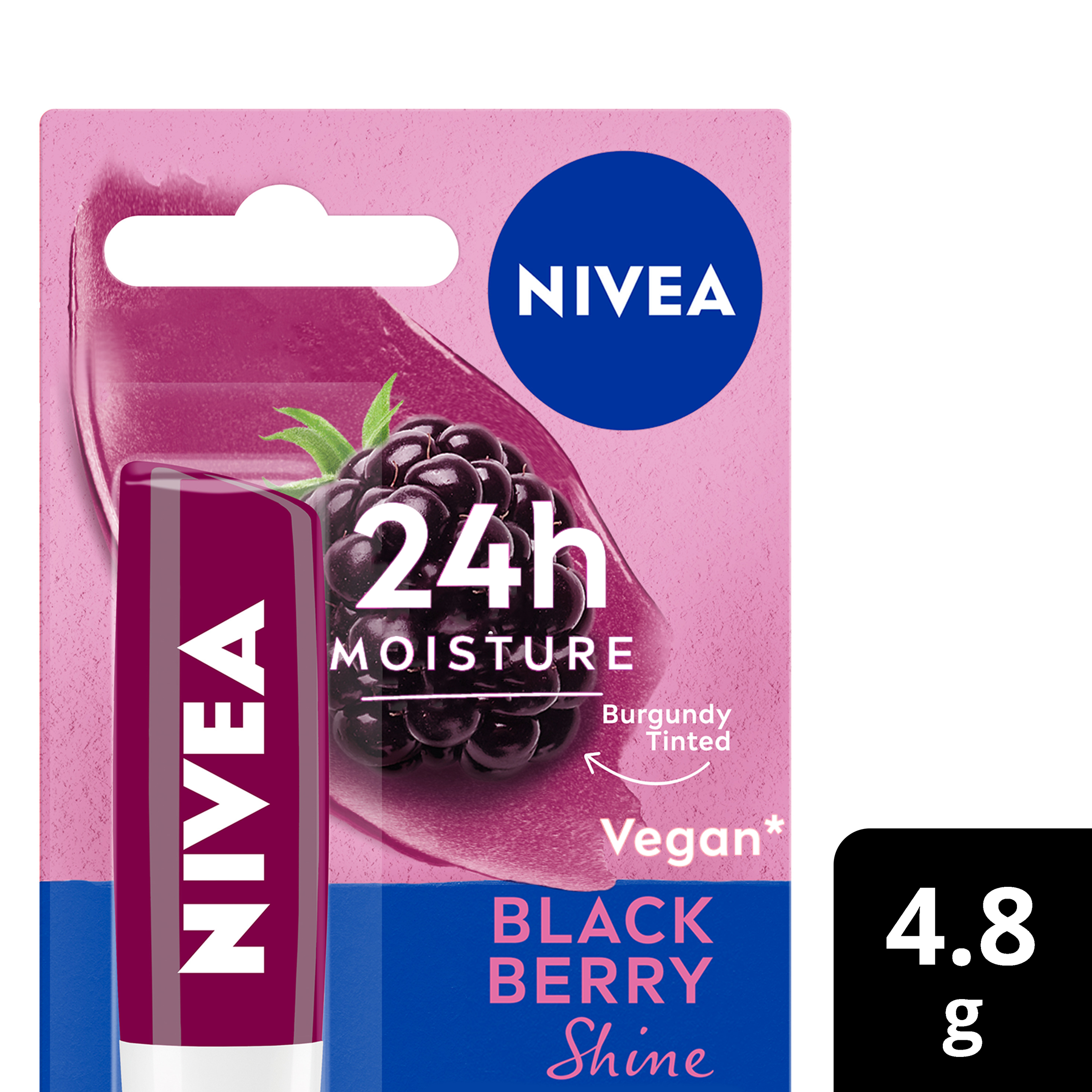 NIVEA LIP BALM STICK BLACKBERRY SHINE 4.8G - Image 8