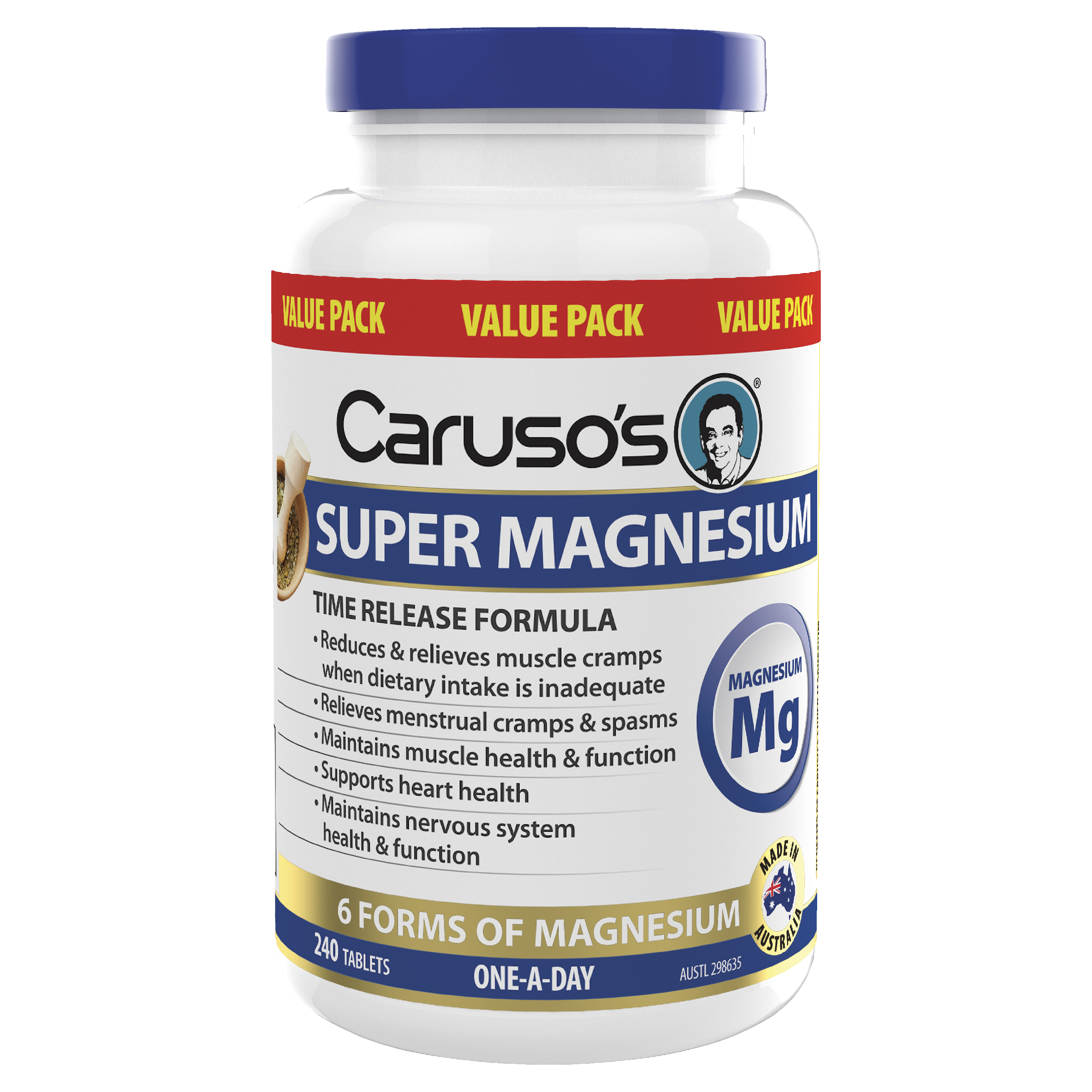 CARUSOS SUPER MAGNESIUM 240 TABLETS