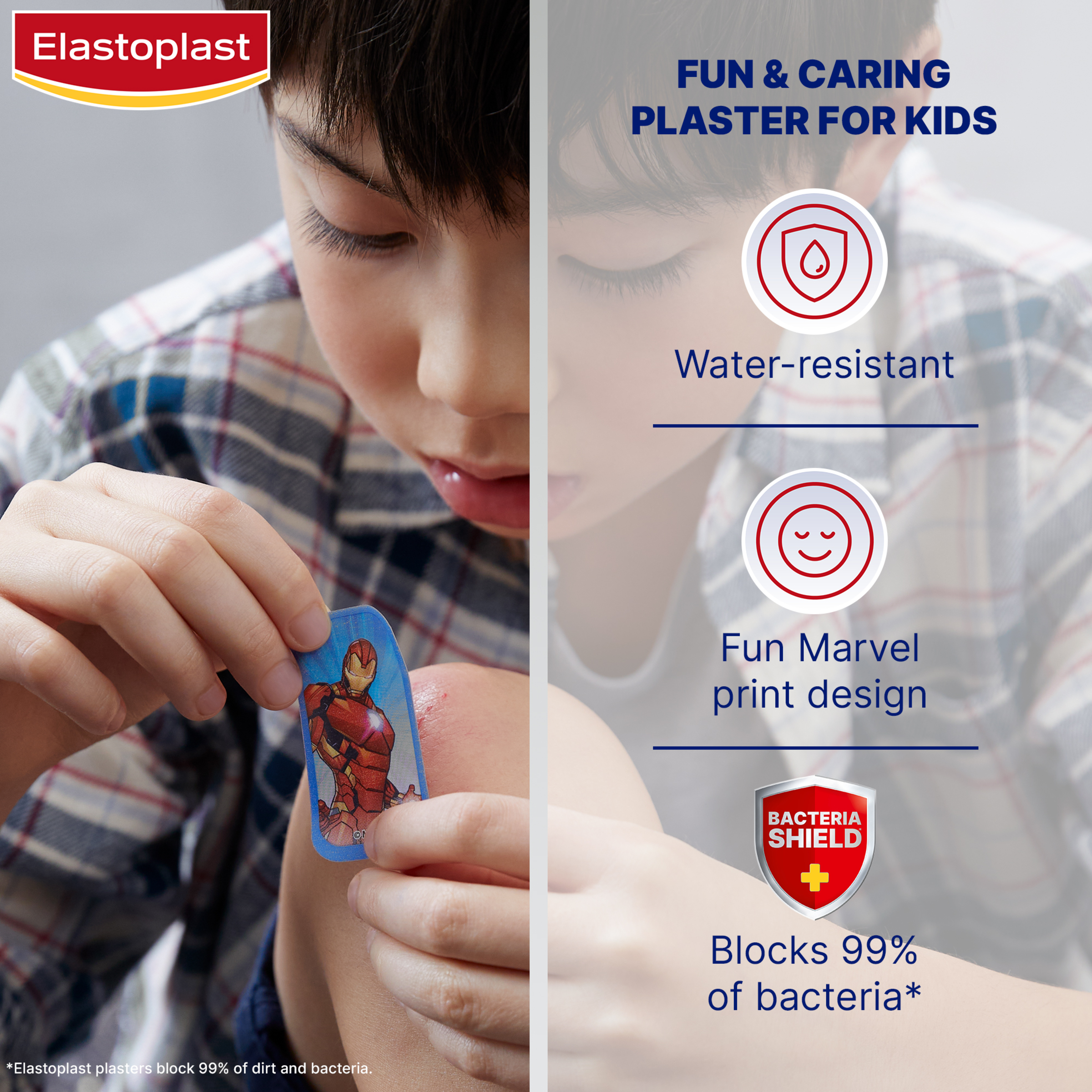 ELASTOPLAST DISNEY MARVEL STRIPS 20 PACK - Image 4