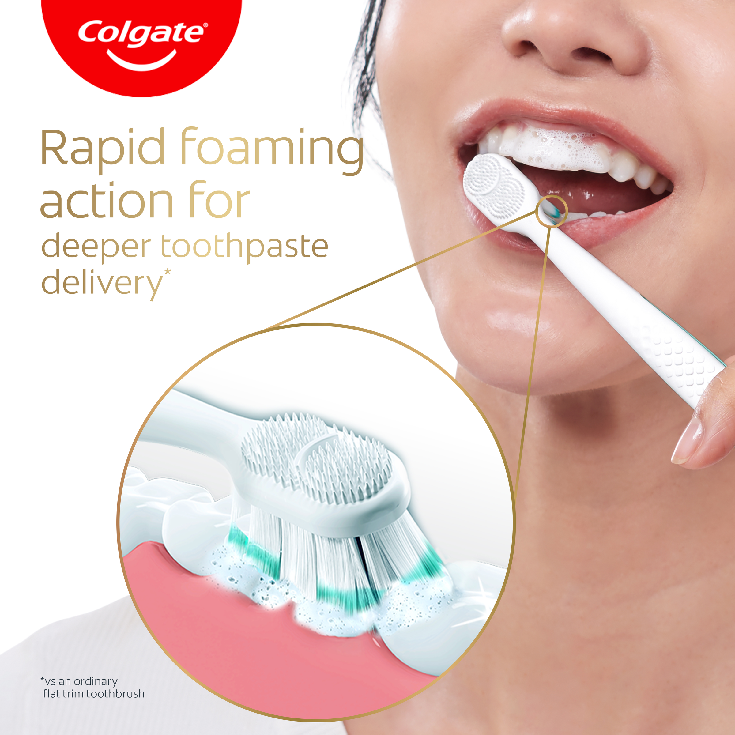 COLGATE TOOTHBRUSH TOTAL FOAMING CLEAN SOFT 1 PACK - Image 6