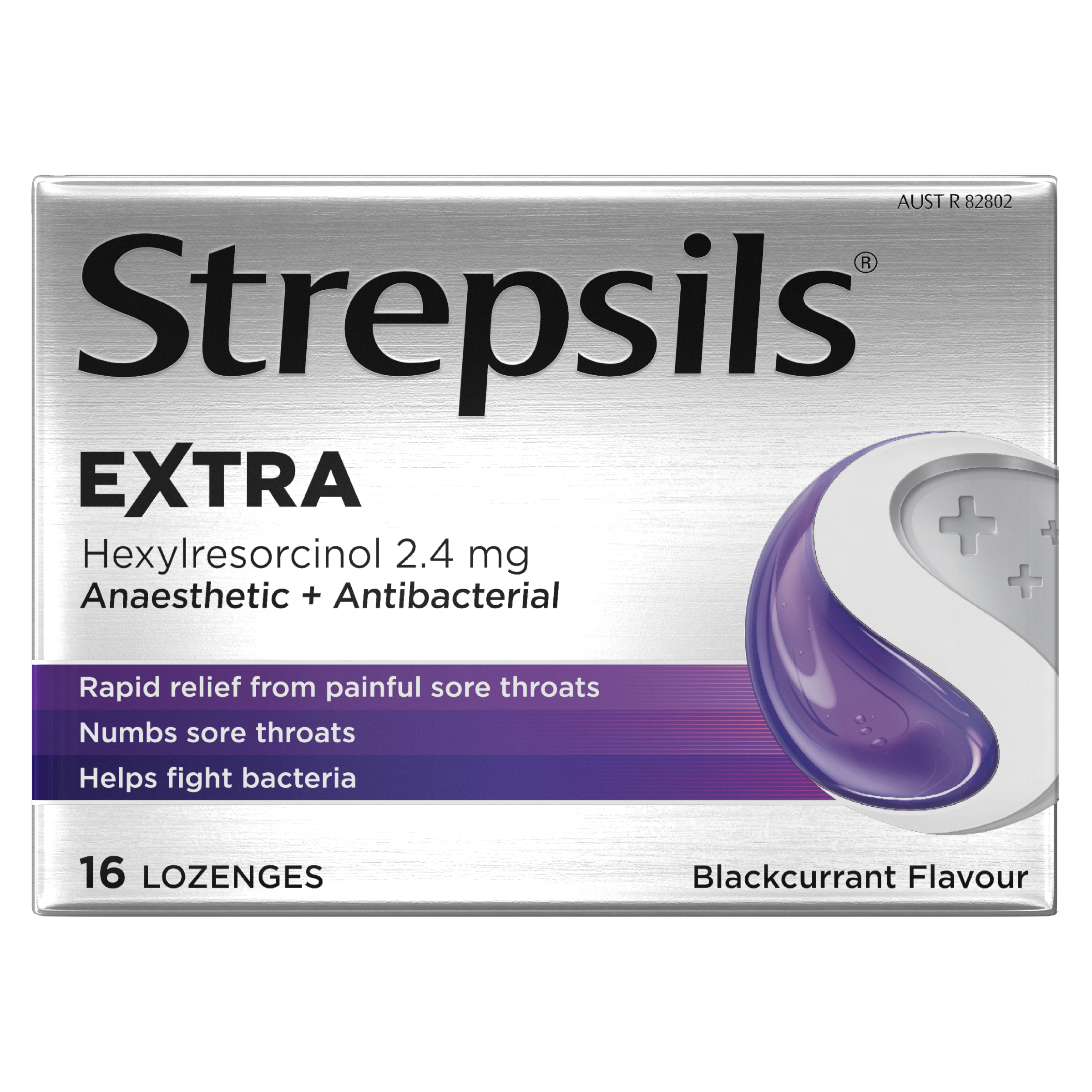 STREPSILS EXTRA BLACKCURRANT 16 LOZENGES - Image 2