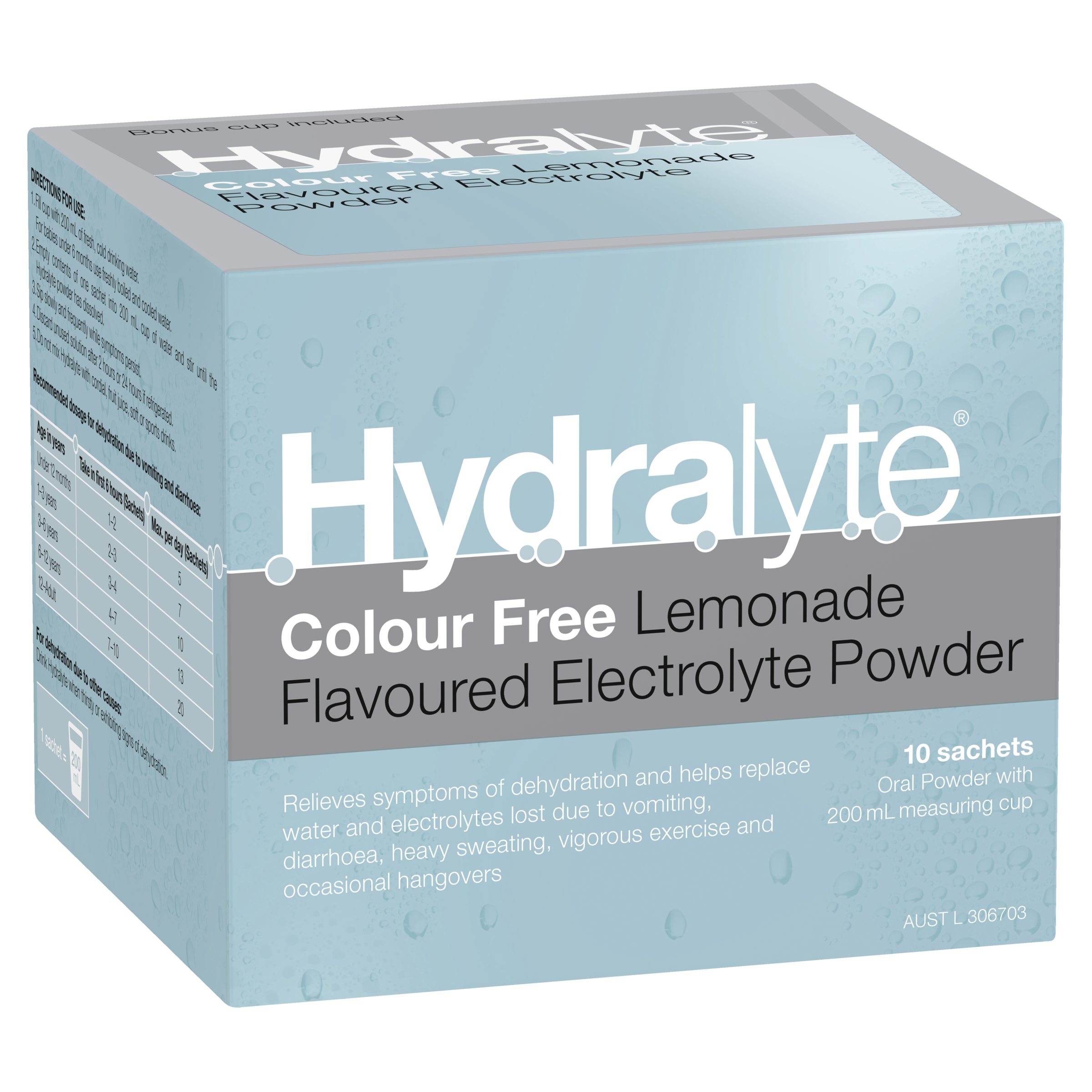 HYDRALYTE POWDER SACHETS LEMONADE 10 PACK