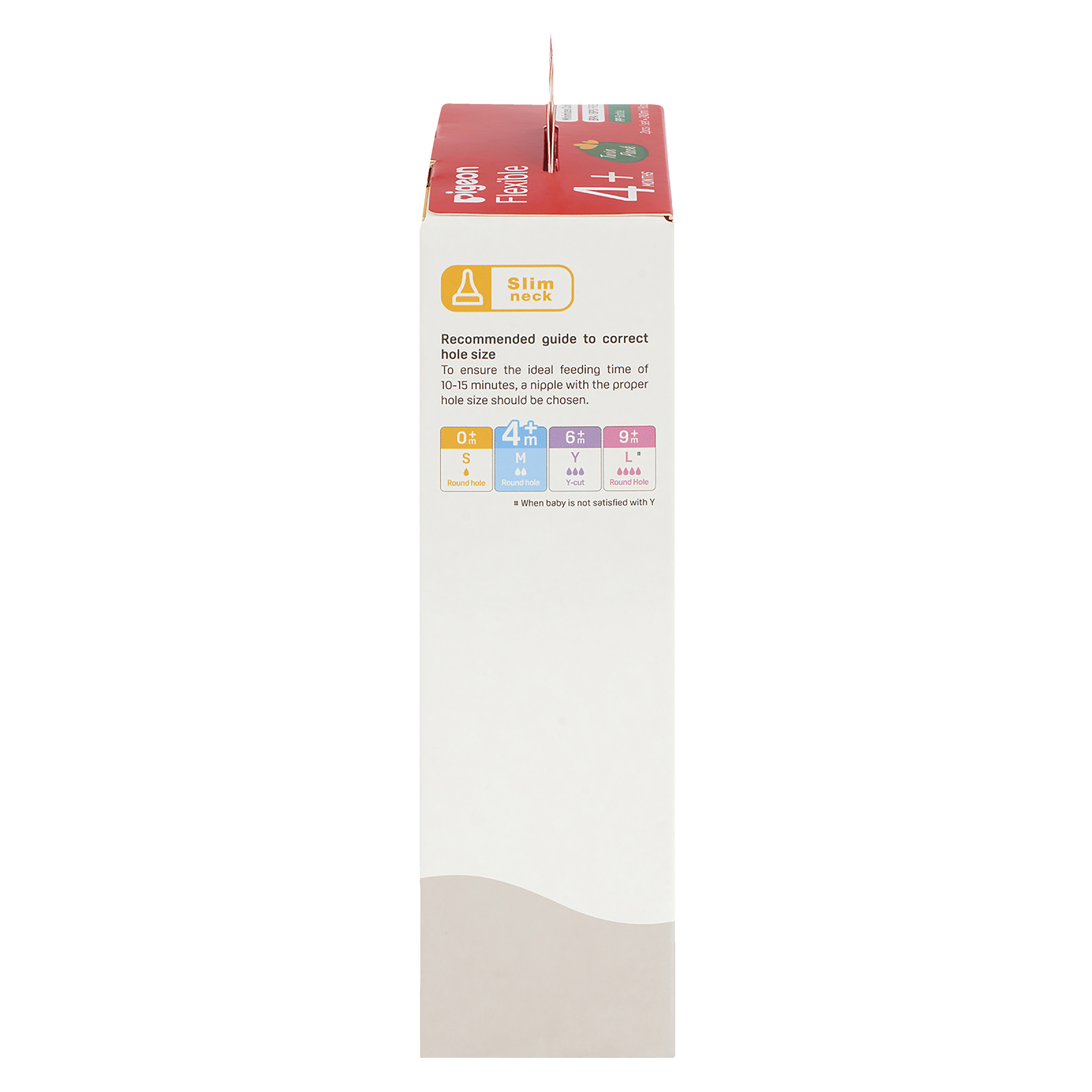 PIGEON BOTTLE SLIM NECK PERISTALTIC PP 240ML 2 PACK - Image 3