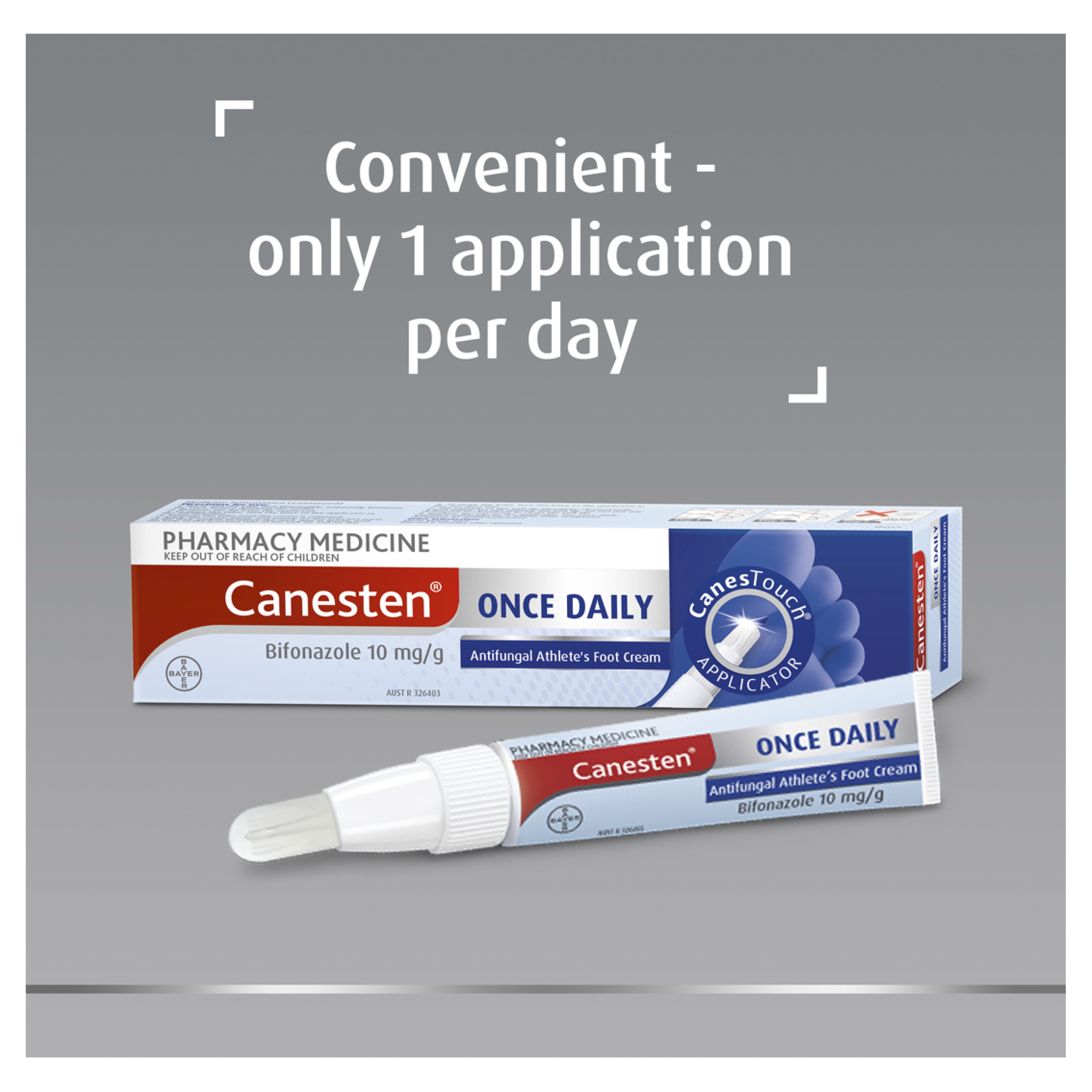 CANESTEN ONCE DAILY ATHLETES FOOT CREAM WITH APPLICATOR 15G - Image 11