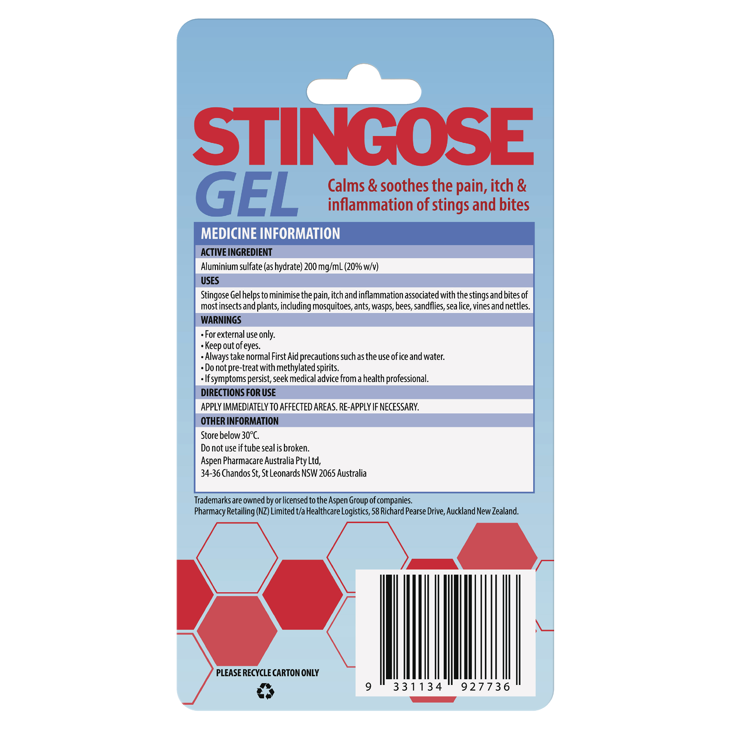 STINGOSE GEL 25G - Image 4