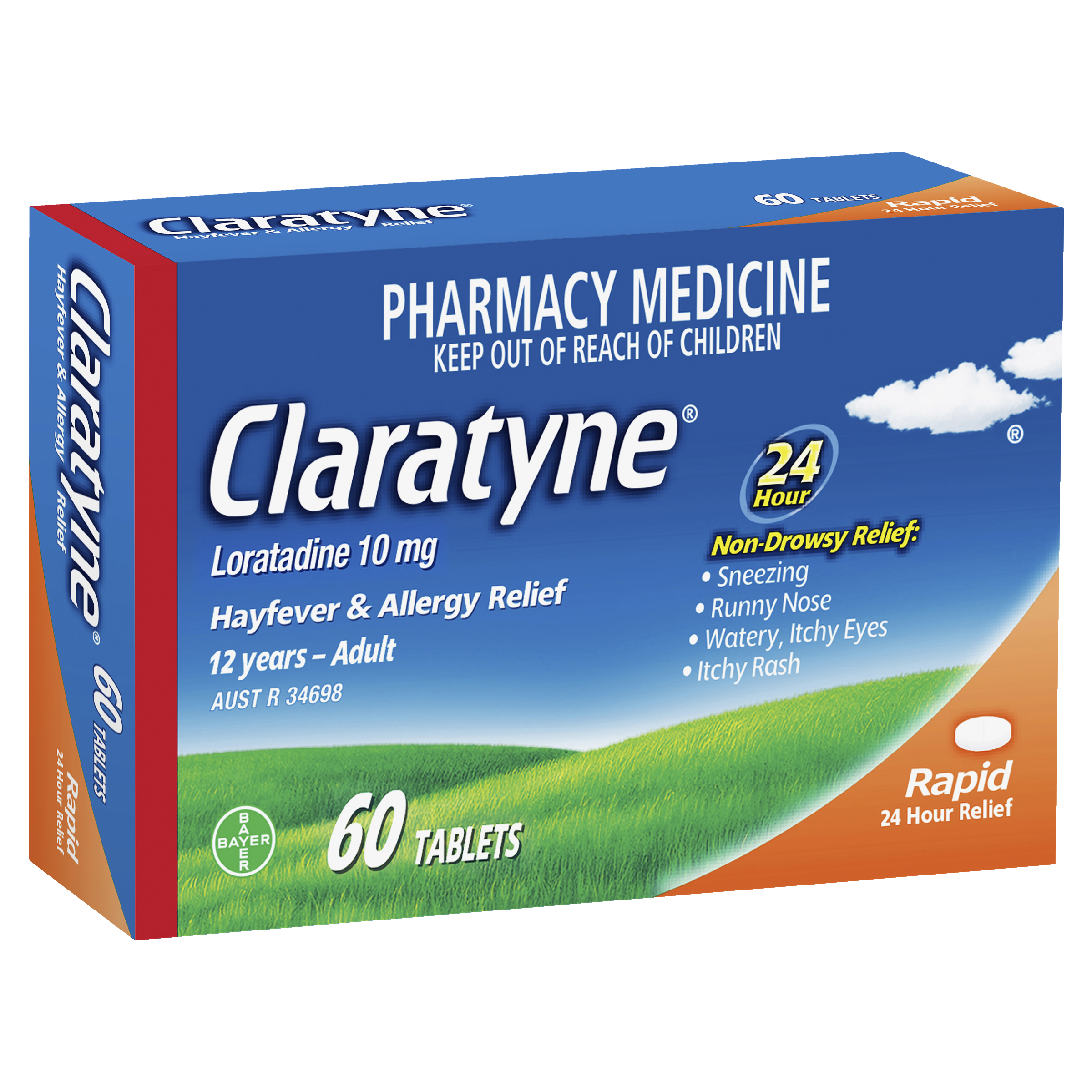 CLARATYNE 10MG 60 TABLETS