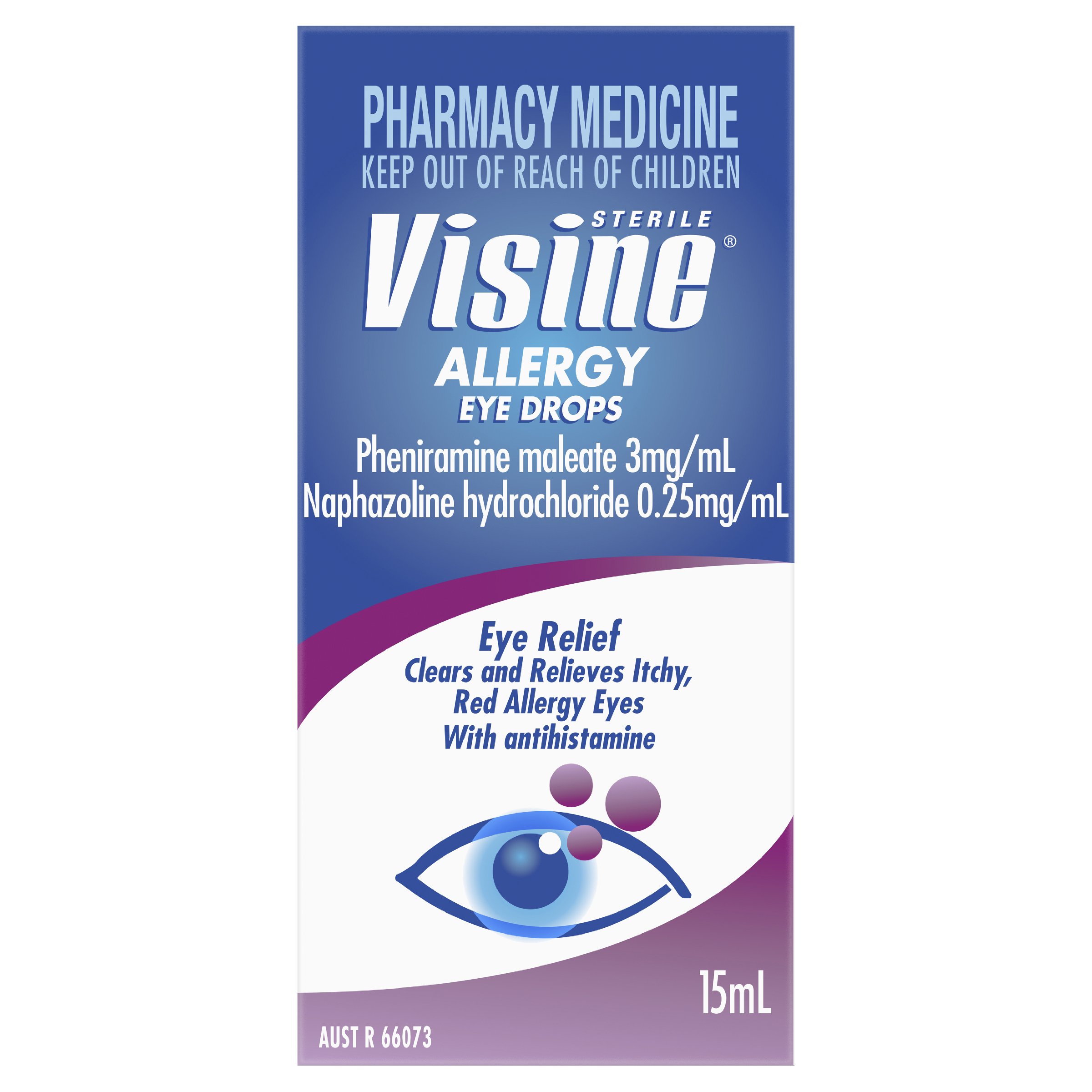VISINE ALLERGY EYE DROPS 15ML - Image 2