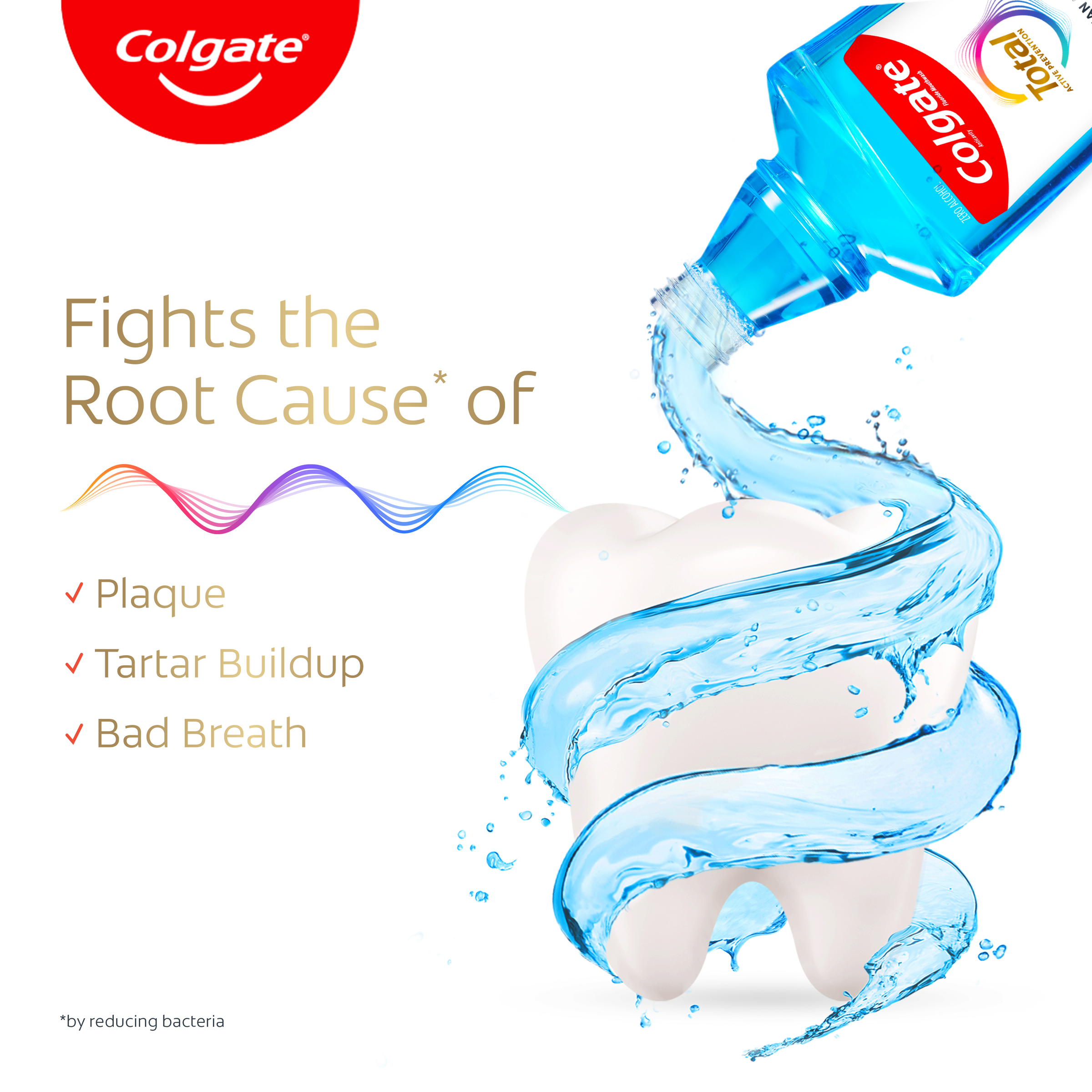 COLGATE MOUTHWASH TOTAL CLEAN MINT 500ML - Image 6