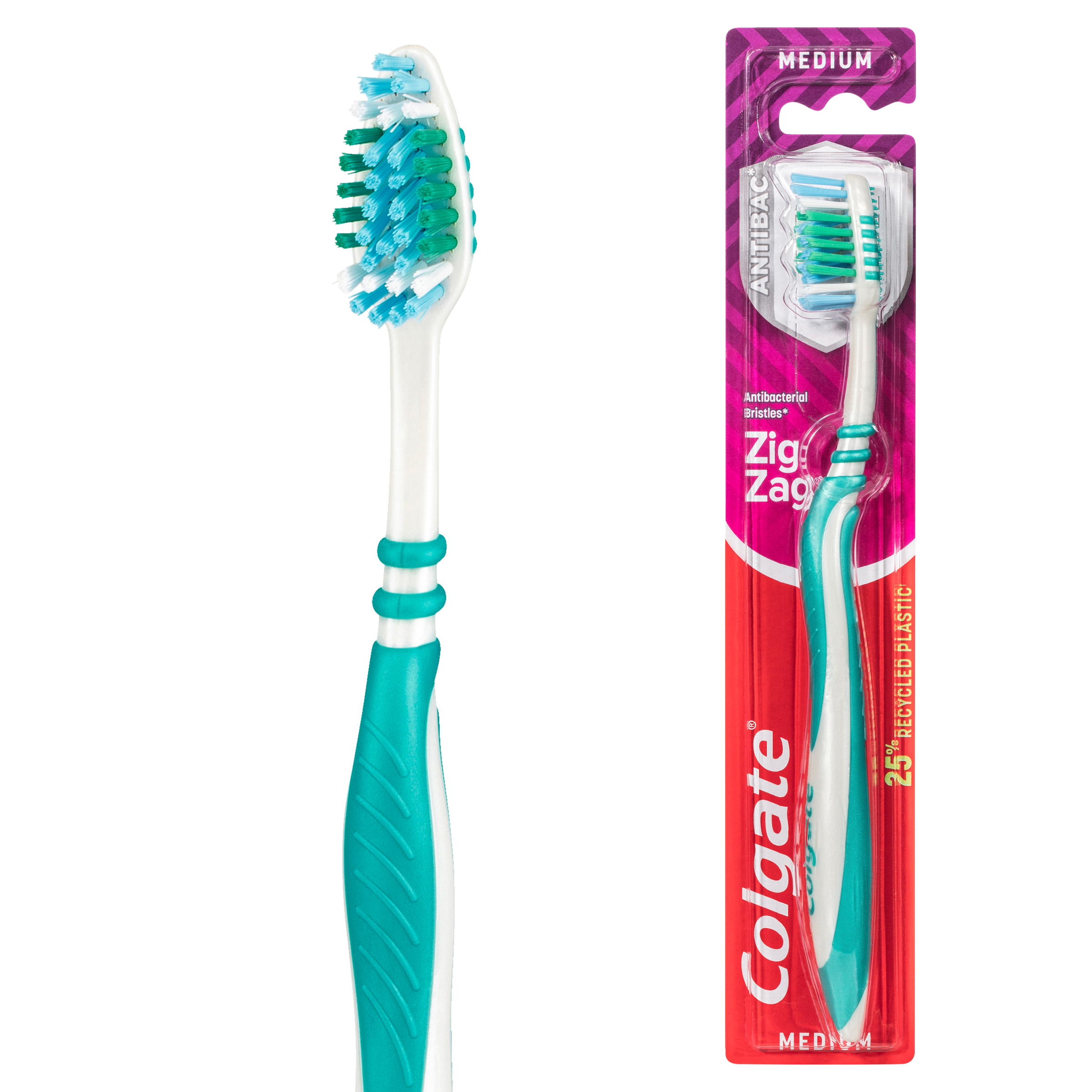COLGATE TOOTHBRUSH ZIG-ZAG INTERDENTAL CLEAN MEDIUM 1 PACK - Image 9