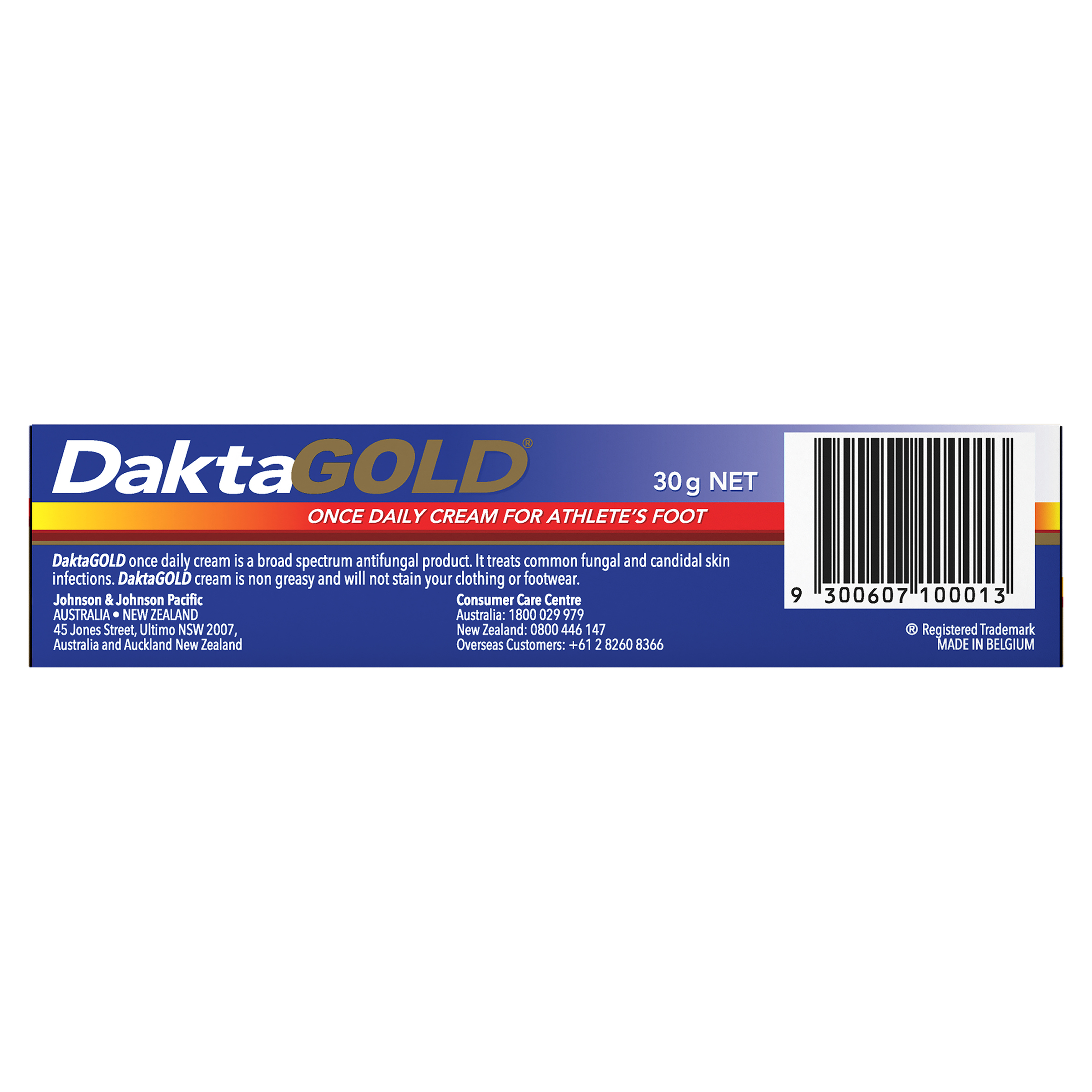 DAKTAGOLD ONCE DAILY CREAM FOR ATHLETES FOOT 30G - Image 5