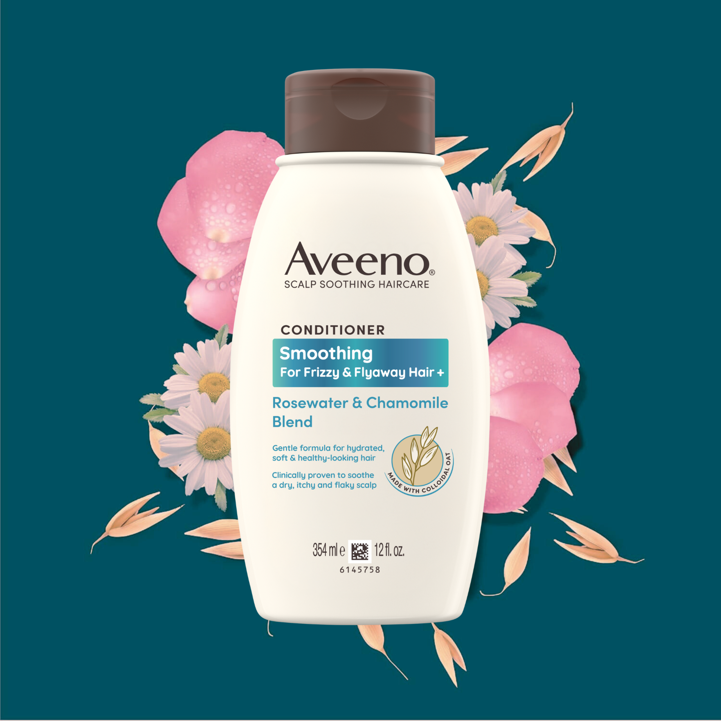 AVEENO ROSEWATER AND CHAMOMILE CONDITIONER 354ML - Image 3