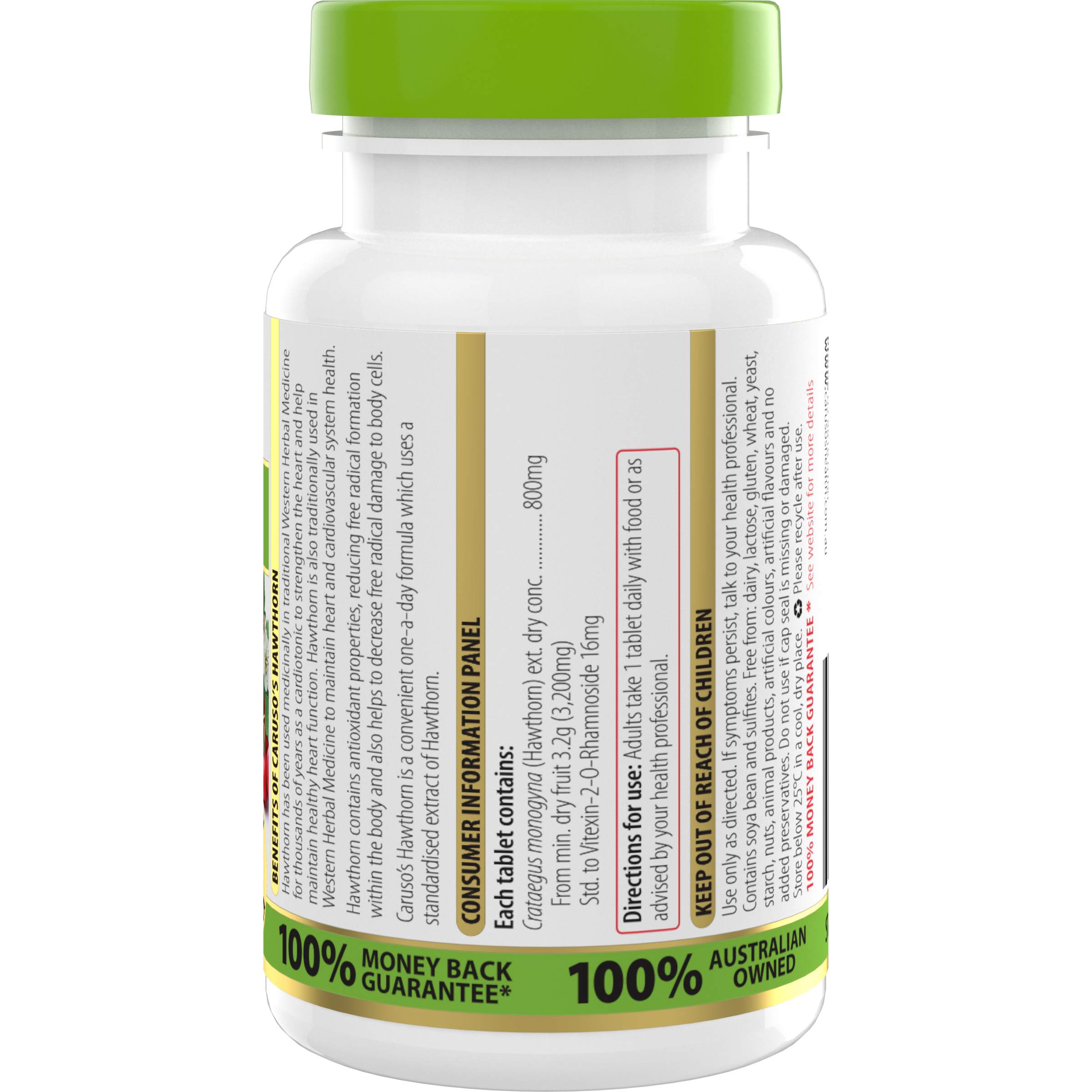 CARUSOS HAWTHORN 60 TABLETS - Image 2